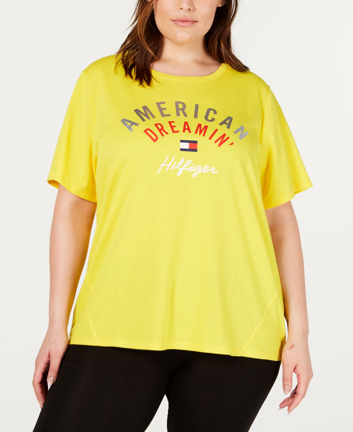 Tommy Hilfiger Sport Plus Size High Low Graphic T-Shirt