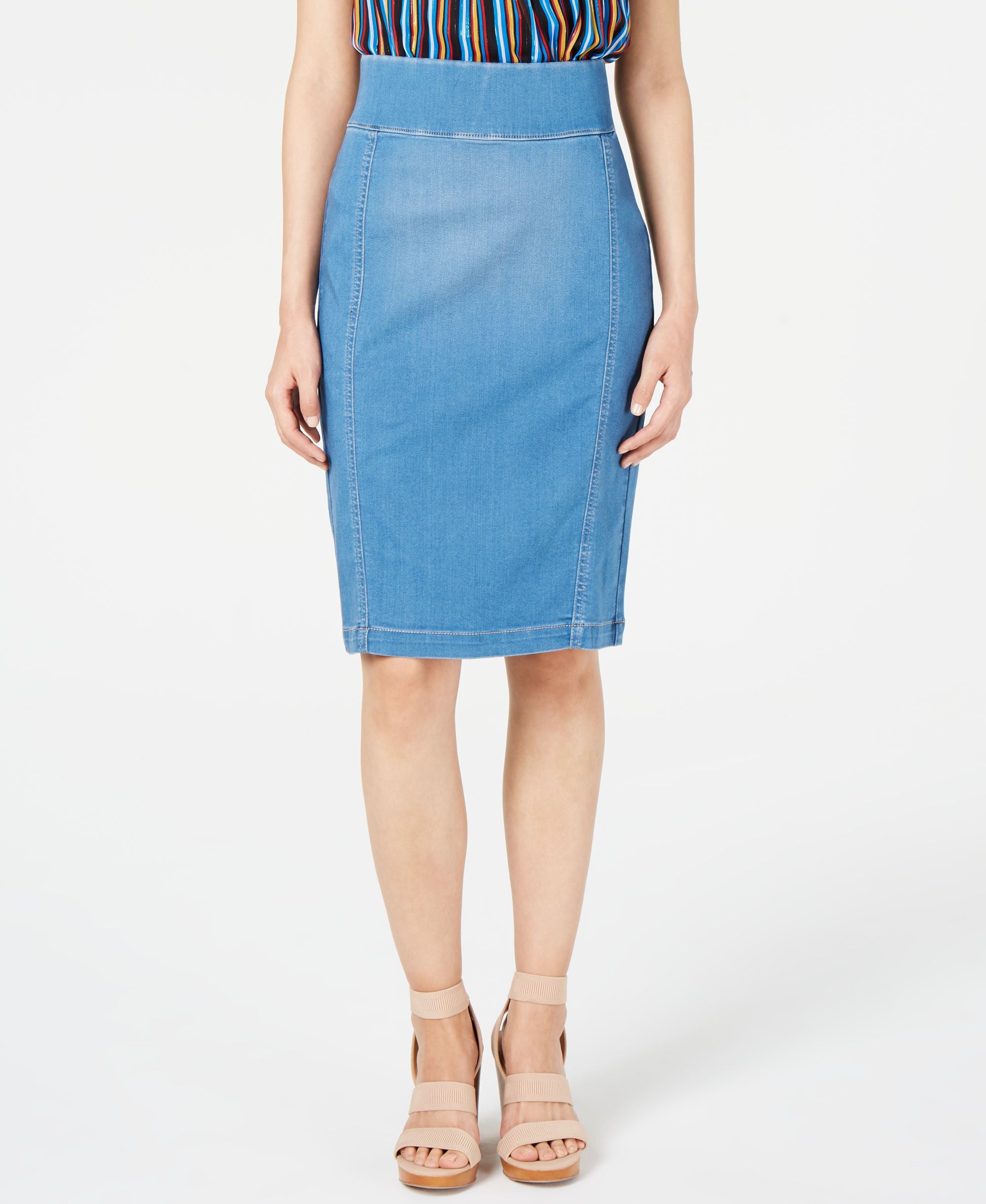 Incfinity Jean Pencil Skirt
