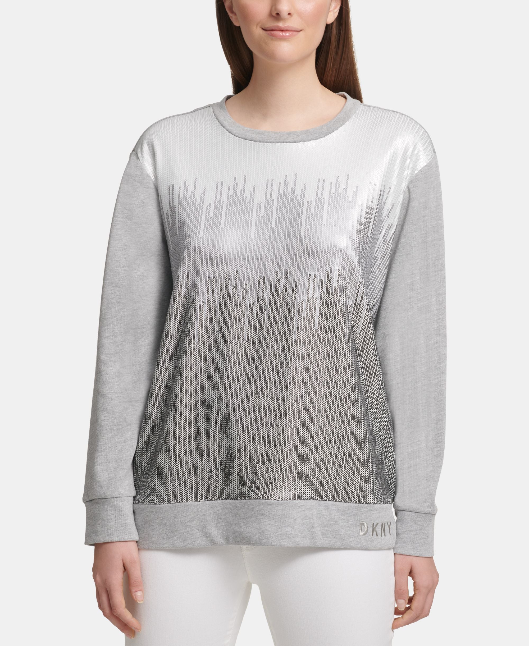 Ombr� Sequinned Sweatshirt