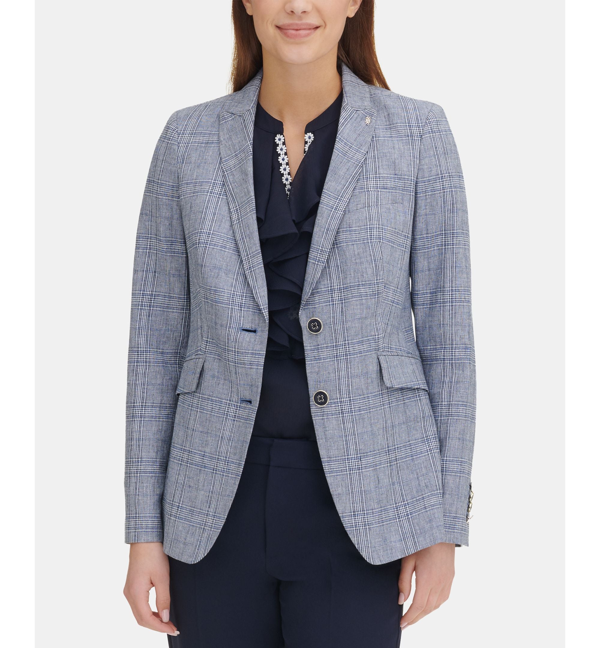 Tommy Hilfiger Plaid Blazer