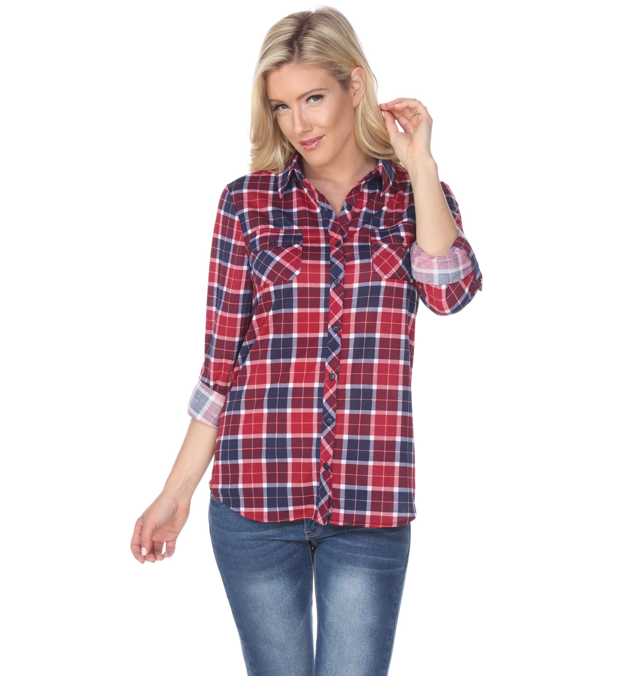 Women's Oakley Stretchy Plaid Top