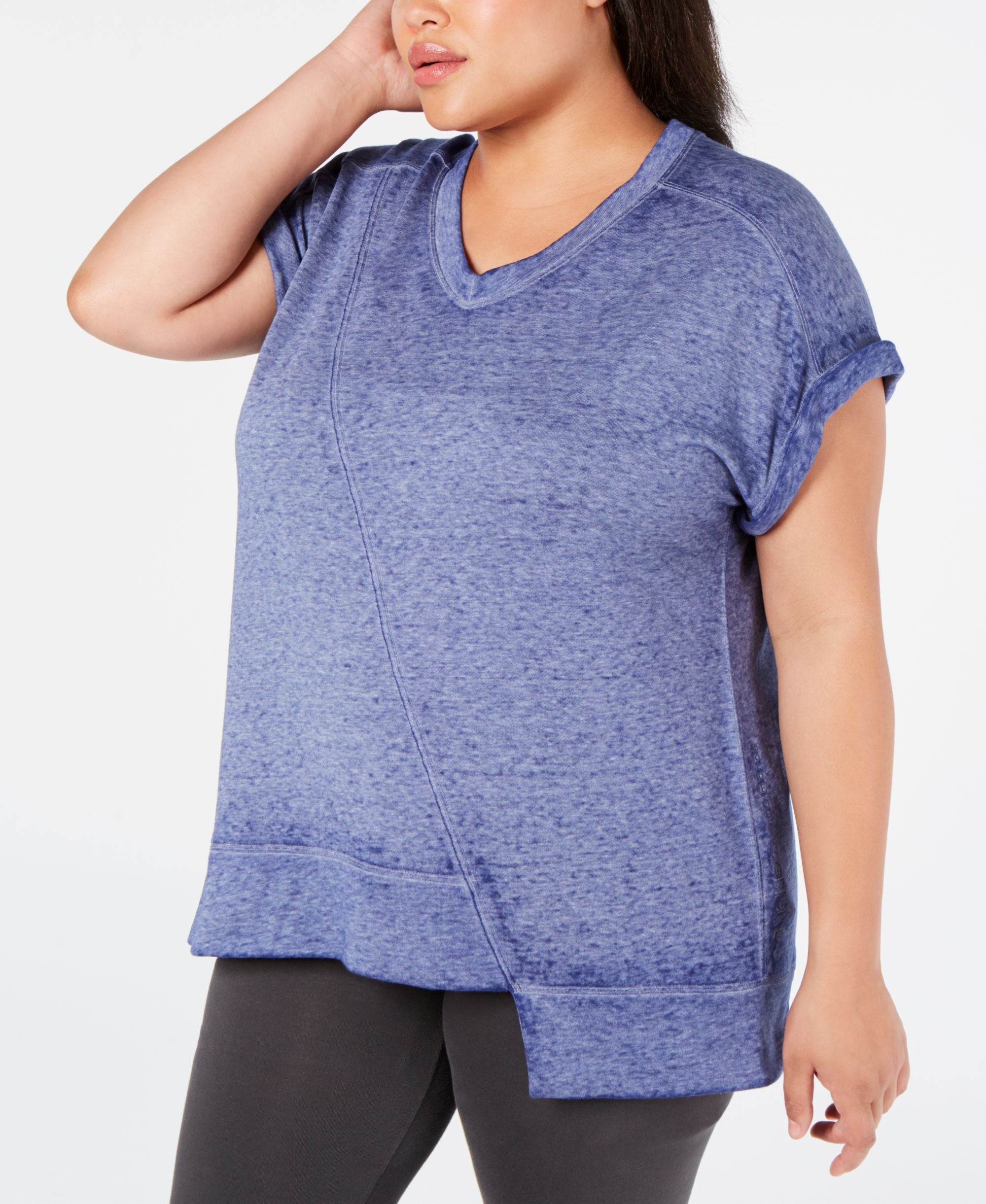 Calvin Klein Performance Plus Size Asymmetrical T-Shirt