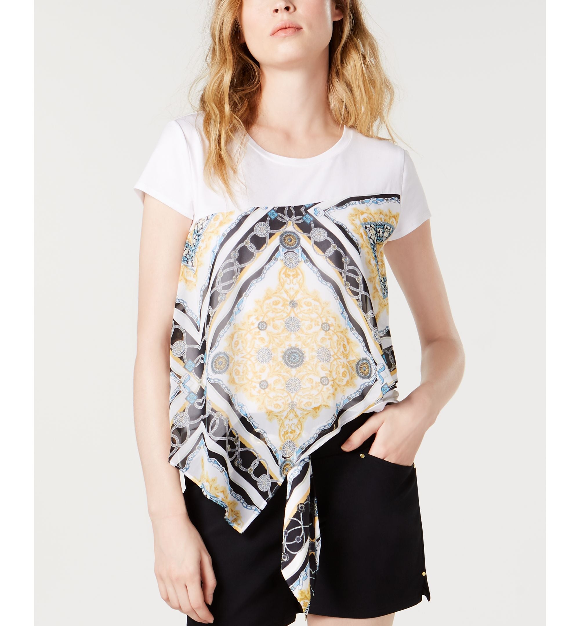Scarf Print T-Shirt