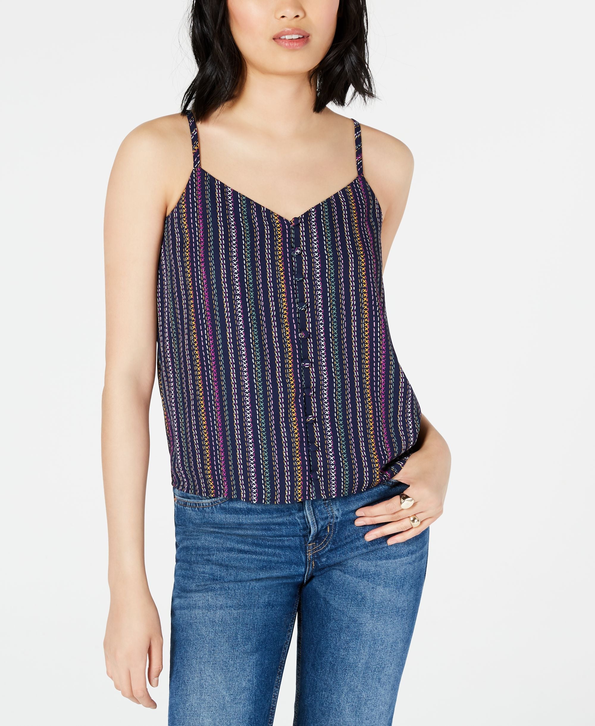 Maison Jules Button Down Camisole