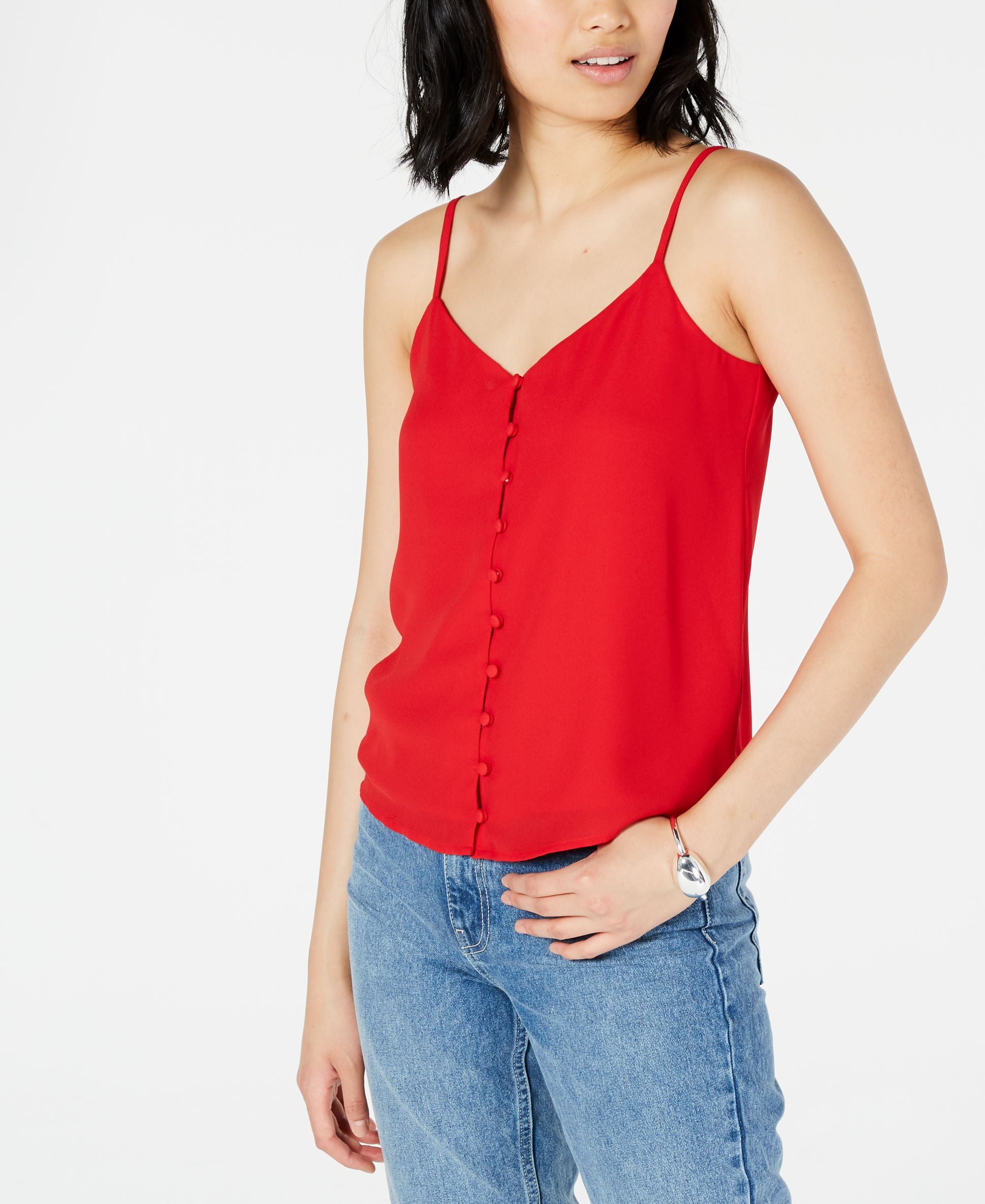 Maison Jules Button Front Camisole