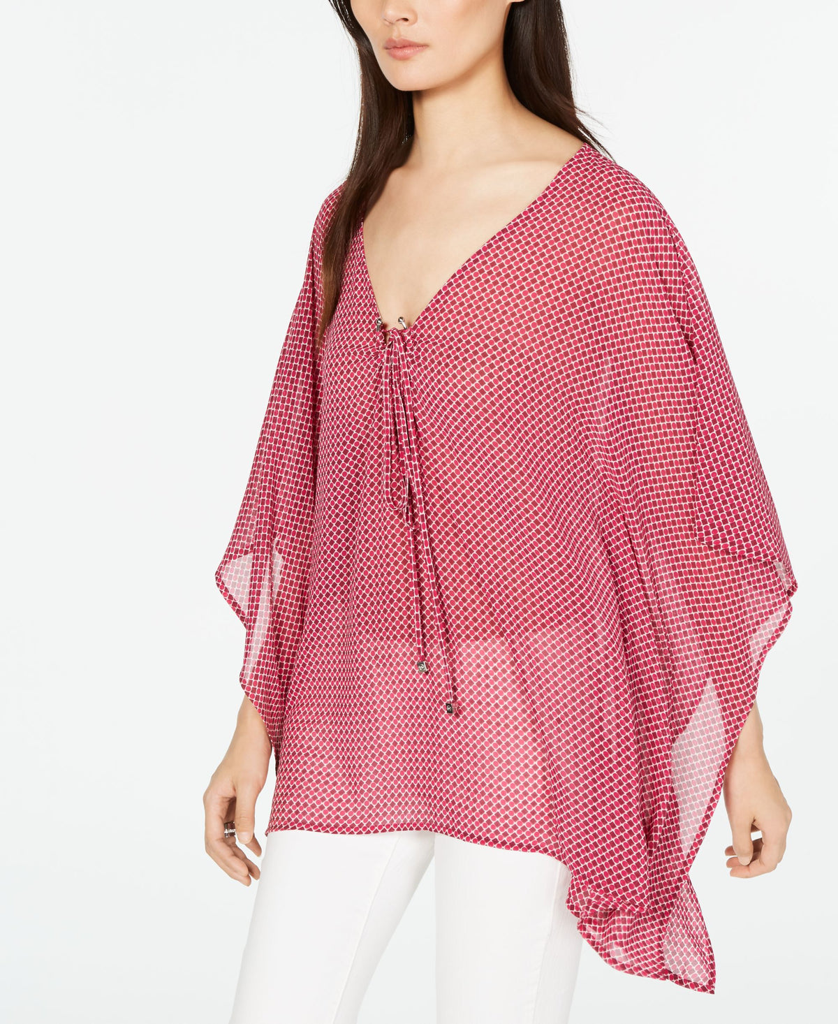 Michael Michael Kors Bias Tile Print Top