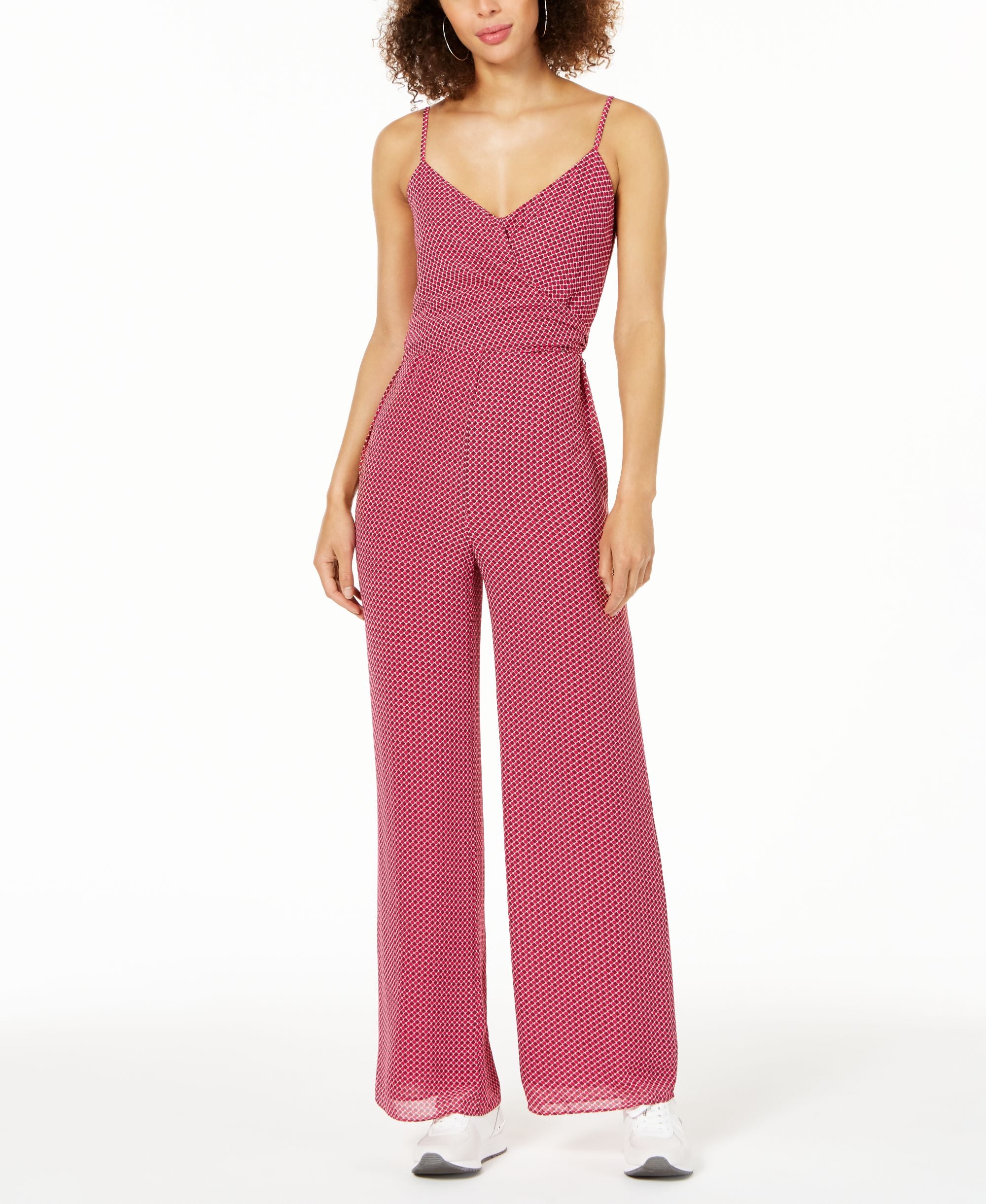 Michael Michael Kors Dotted Wide Leg Jumpsuit