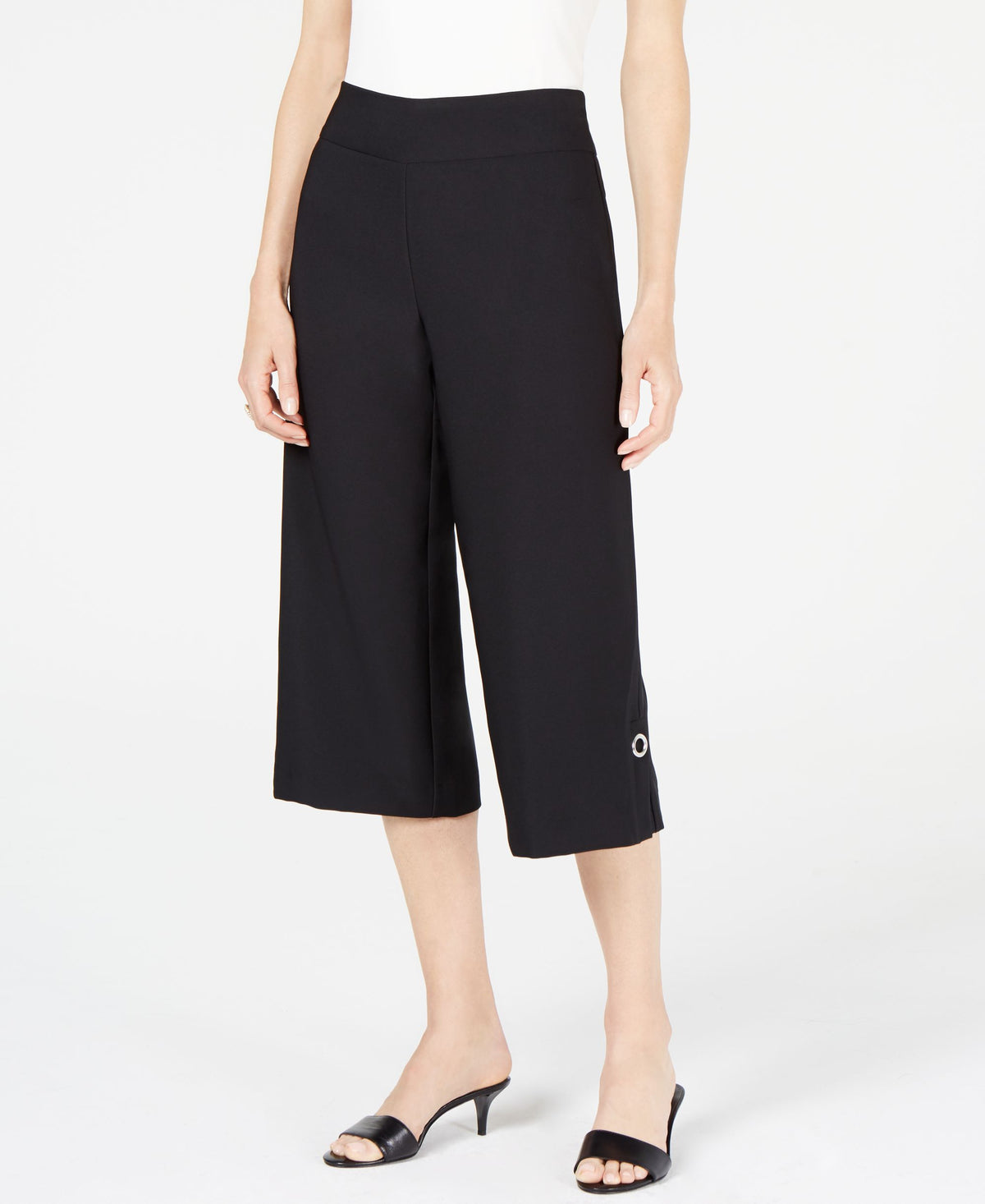JM Collection Wide Leg Capri