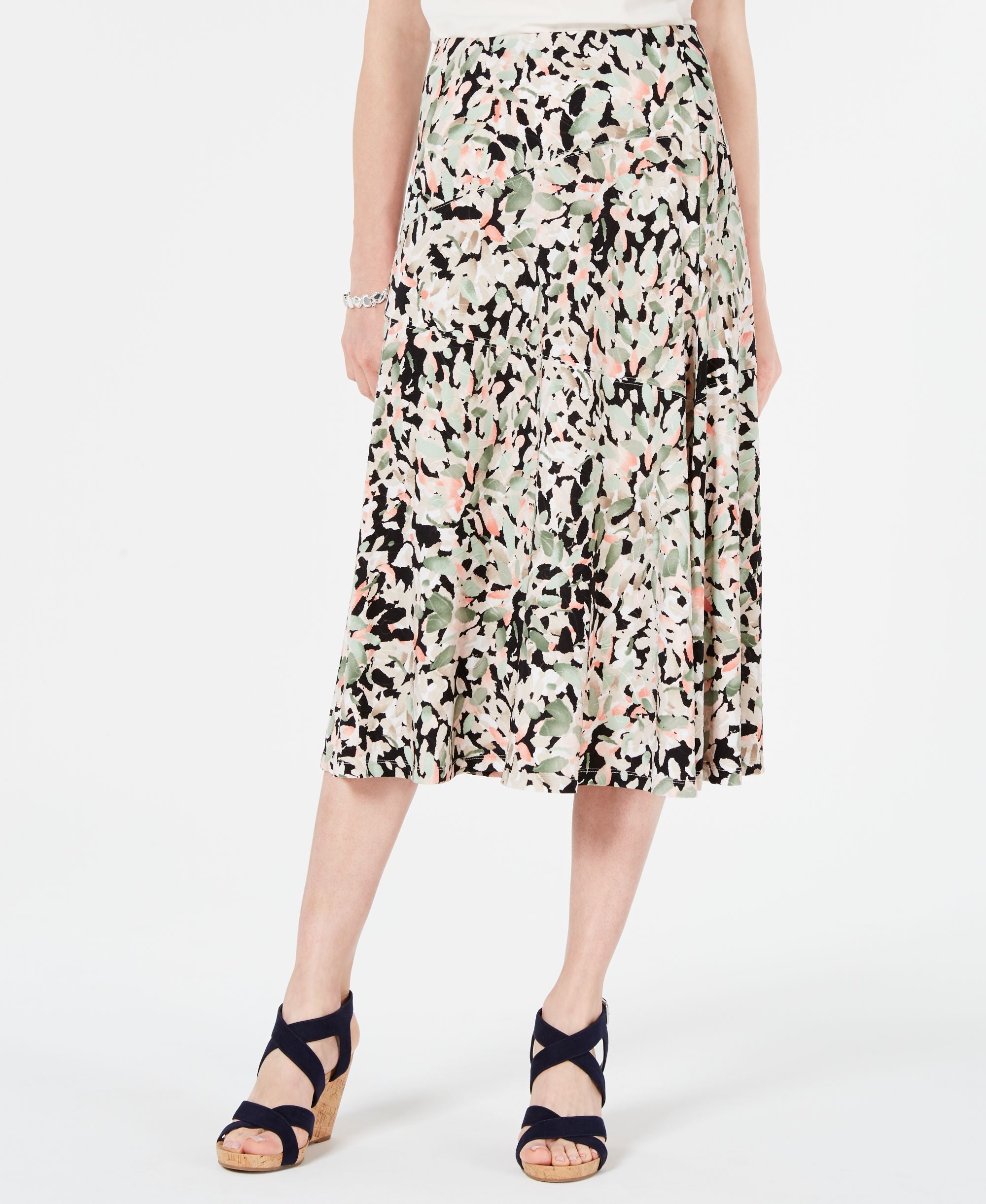 Printed Jacquard Skirt