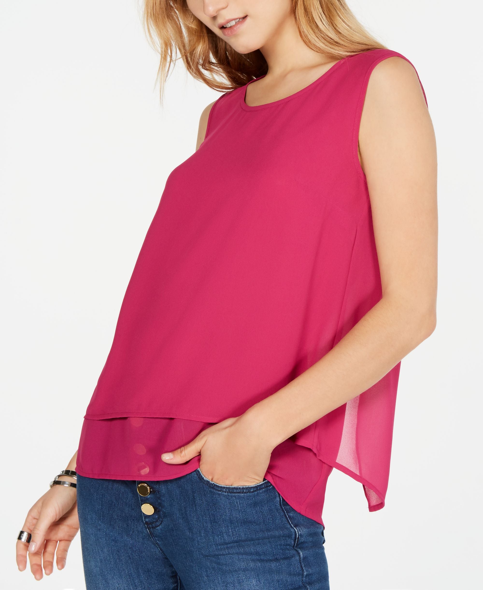 Michael Michael Kors Sleeveless Flyaway Top