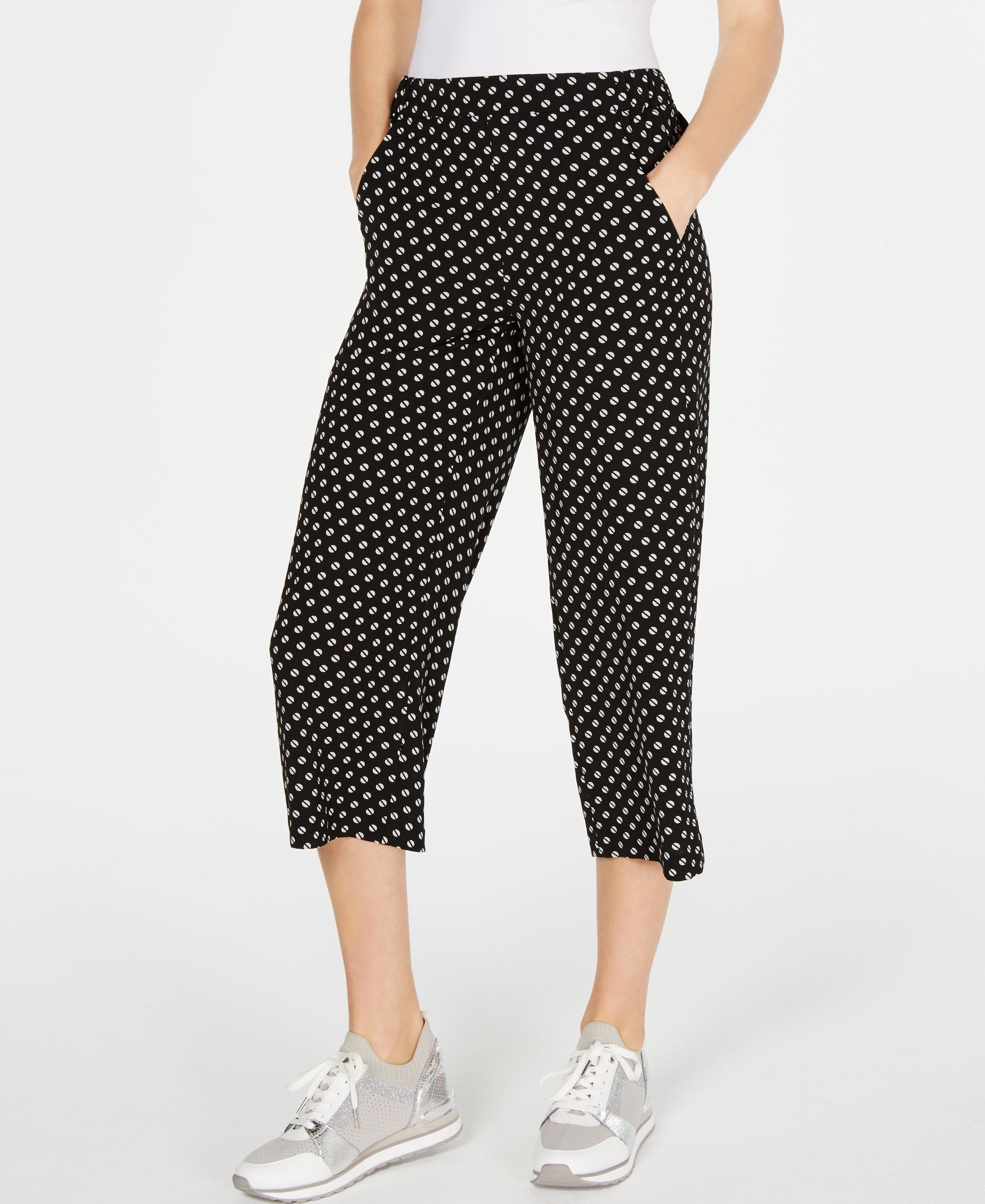 Michael Michael Kors Printed Cropped Pants