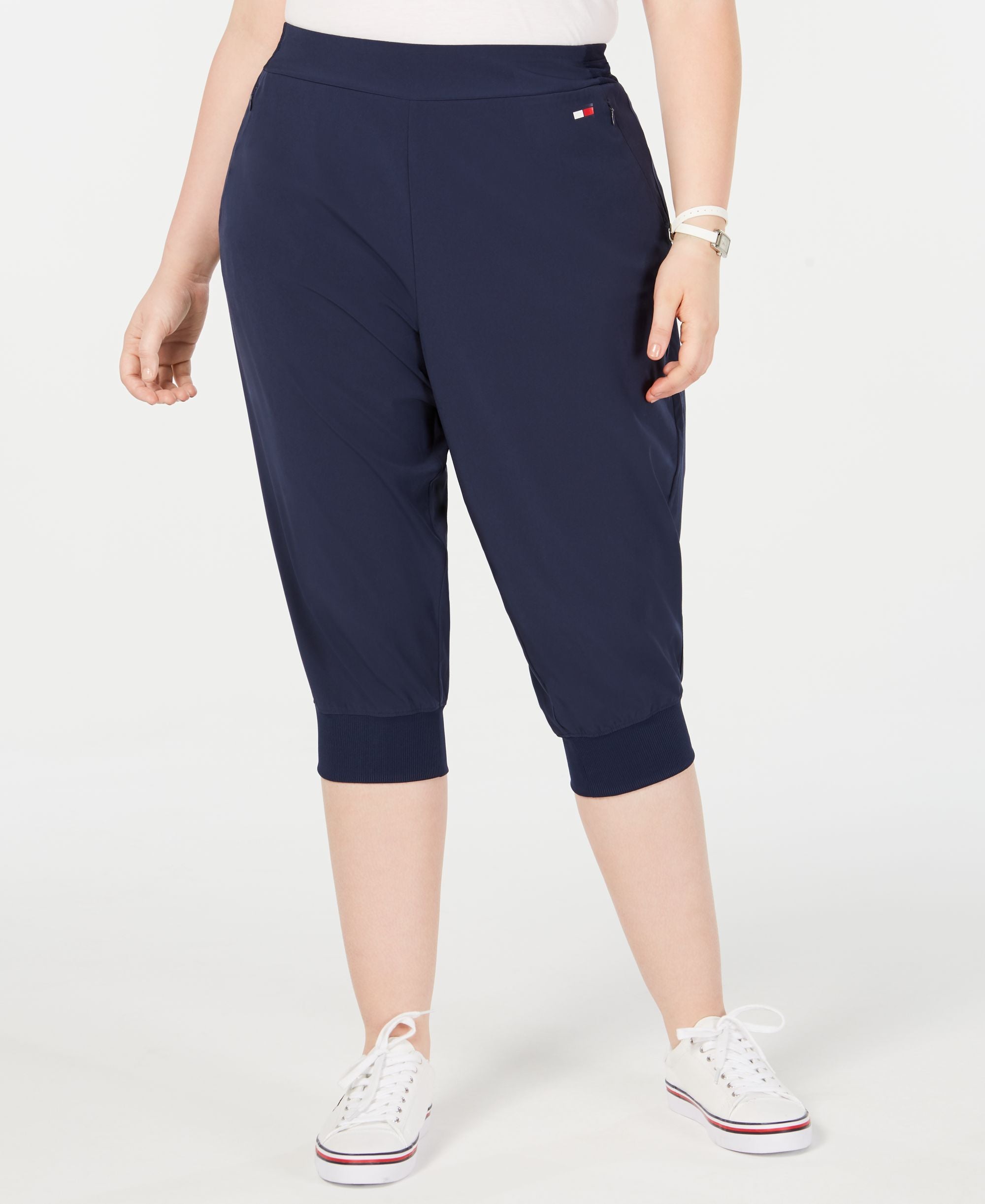 Tommy Hilfiger Sport Plus Size Cropped Jogger Pants