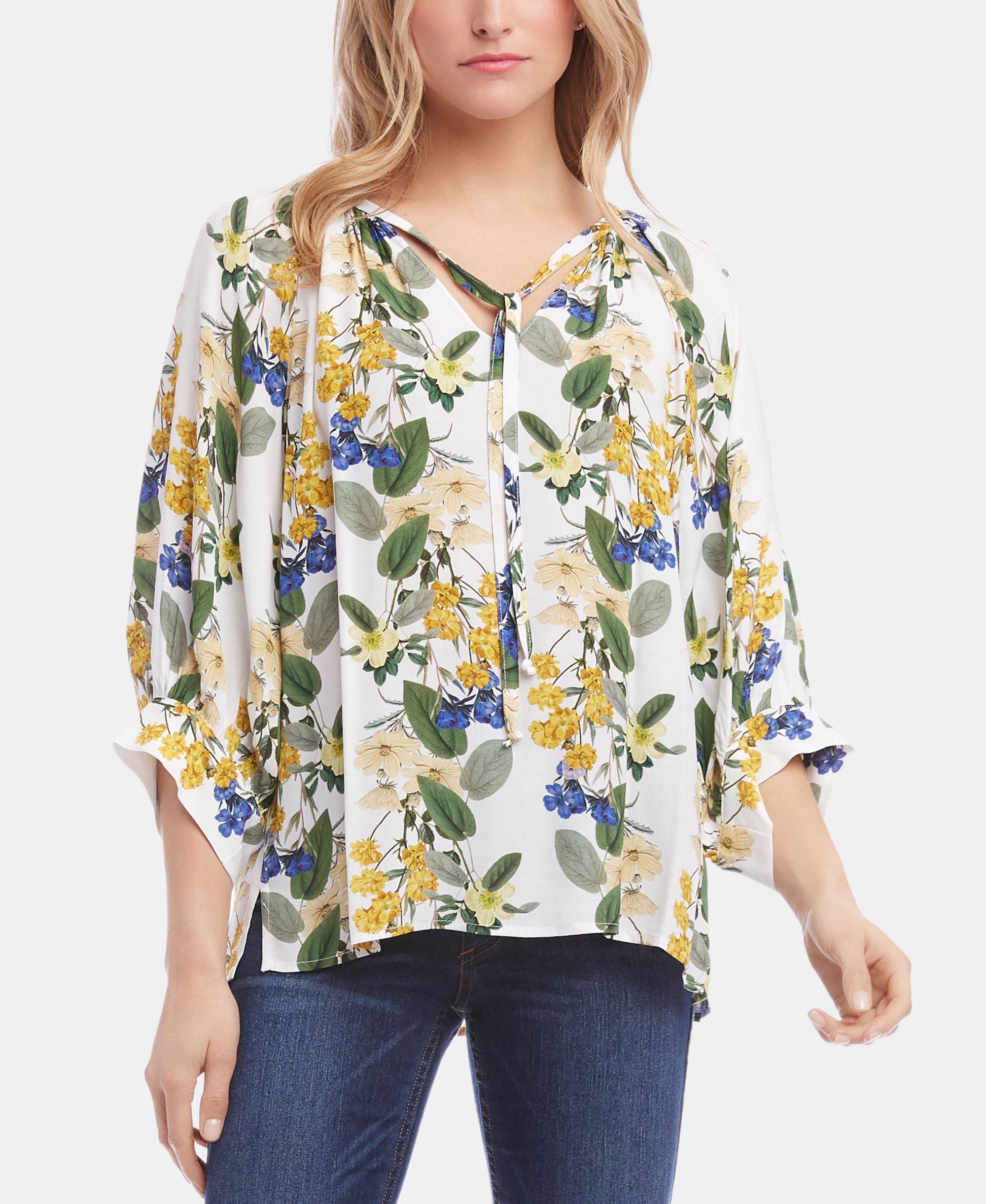 Karen Kane Peasant Top