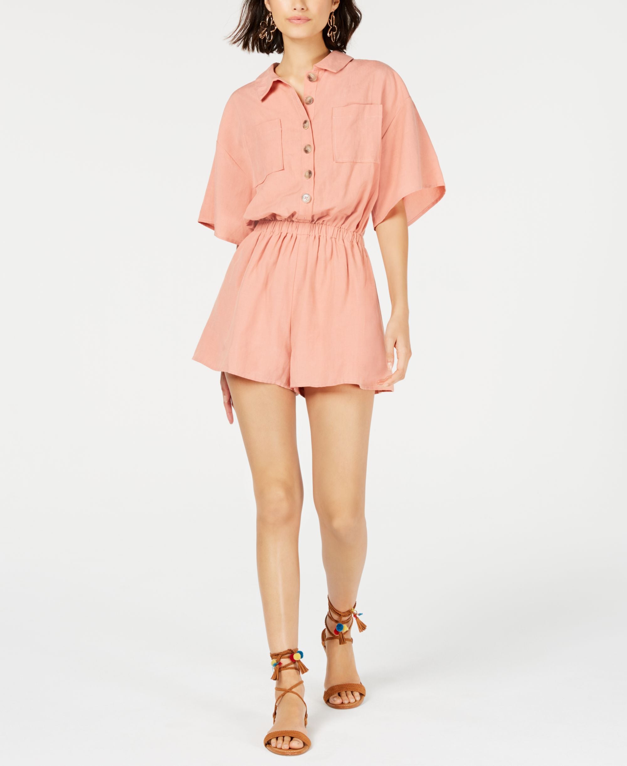 Lucy Shirt Romper