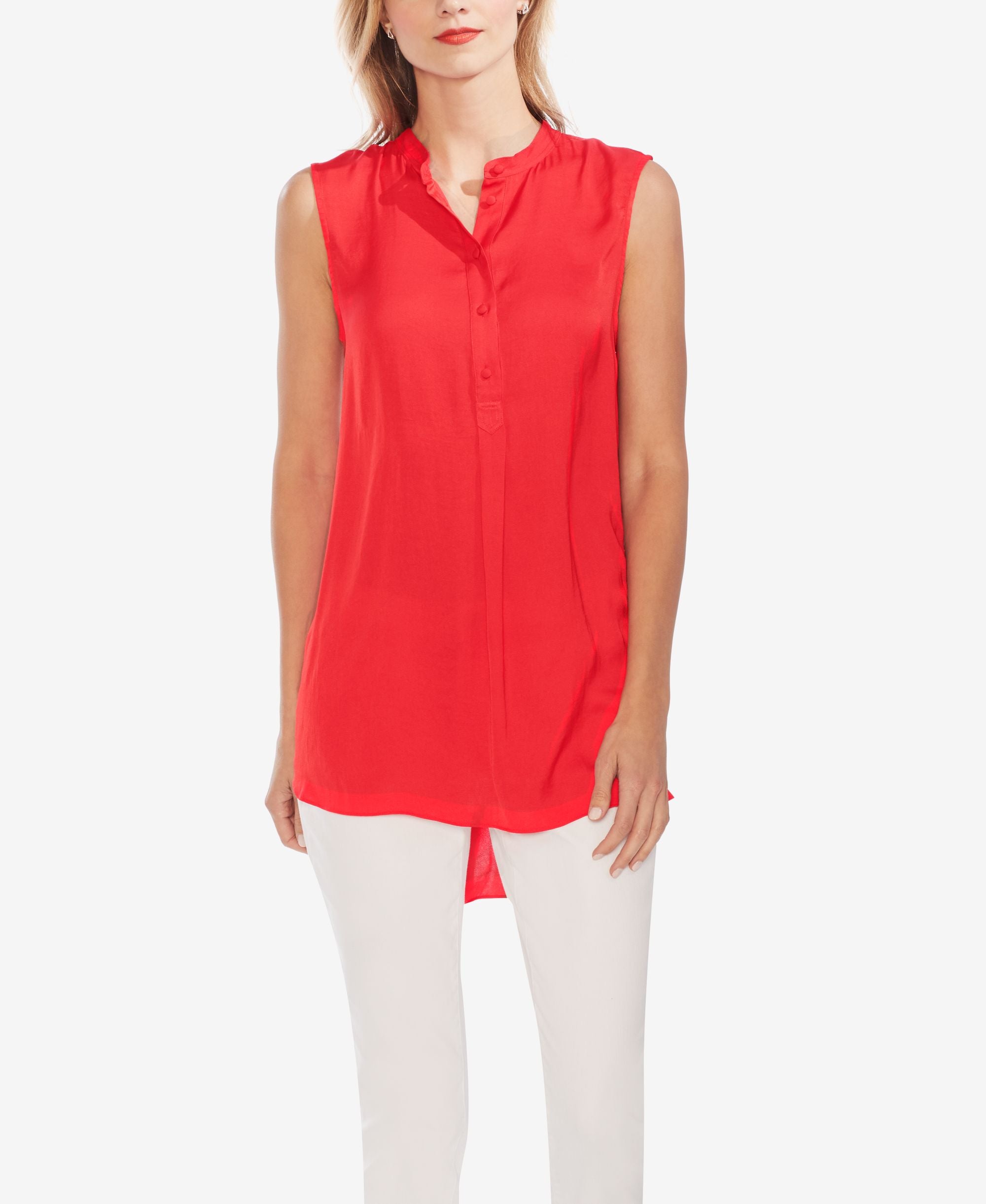 Vince Camuto High Low Sleeveless Shirt