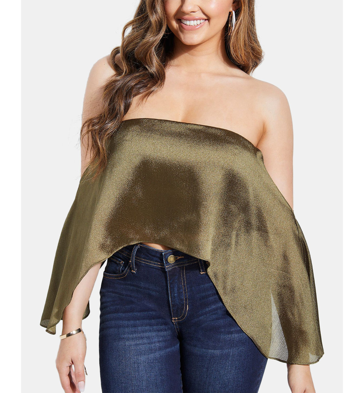 Julee Off-The-Shoulder Crop Top