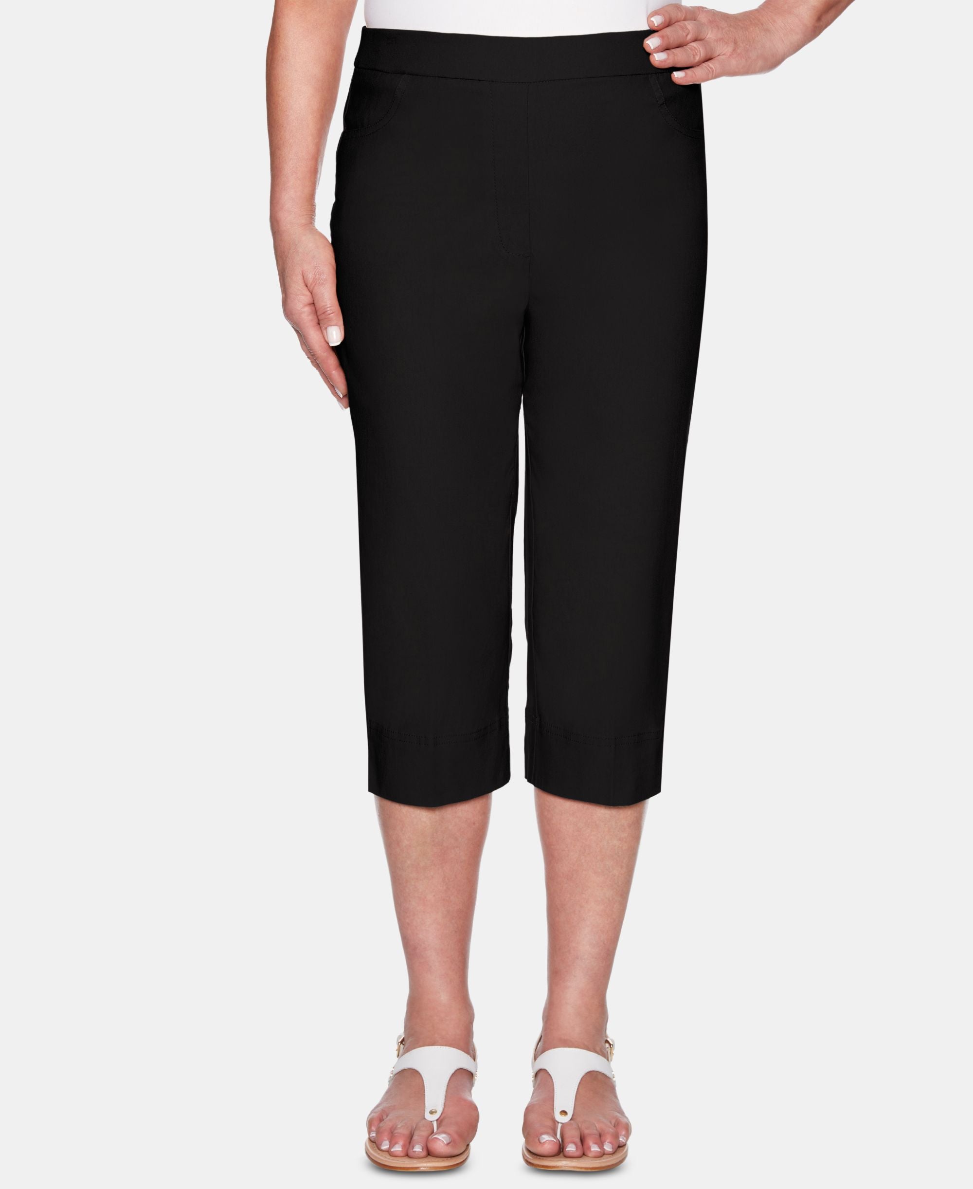 Alfred Dunner Classics Pull On Capris