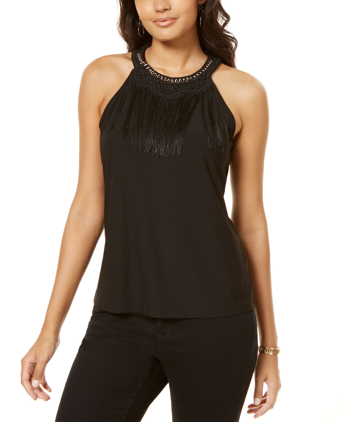 INC Embellished Tank Top