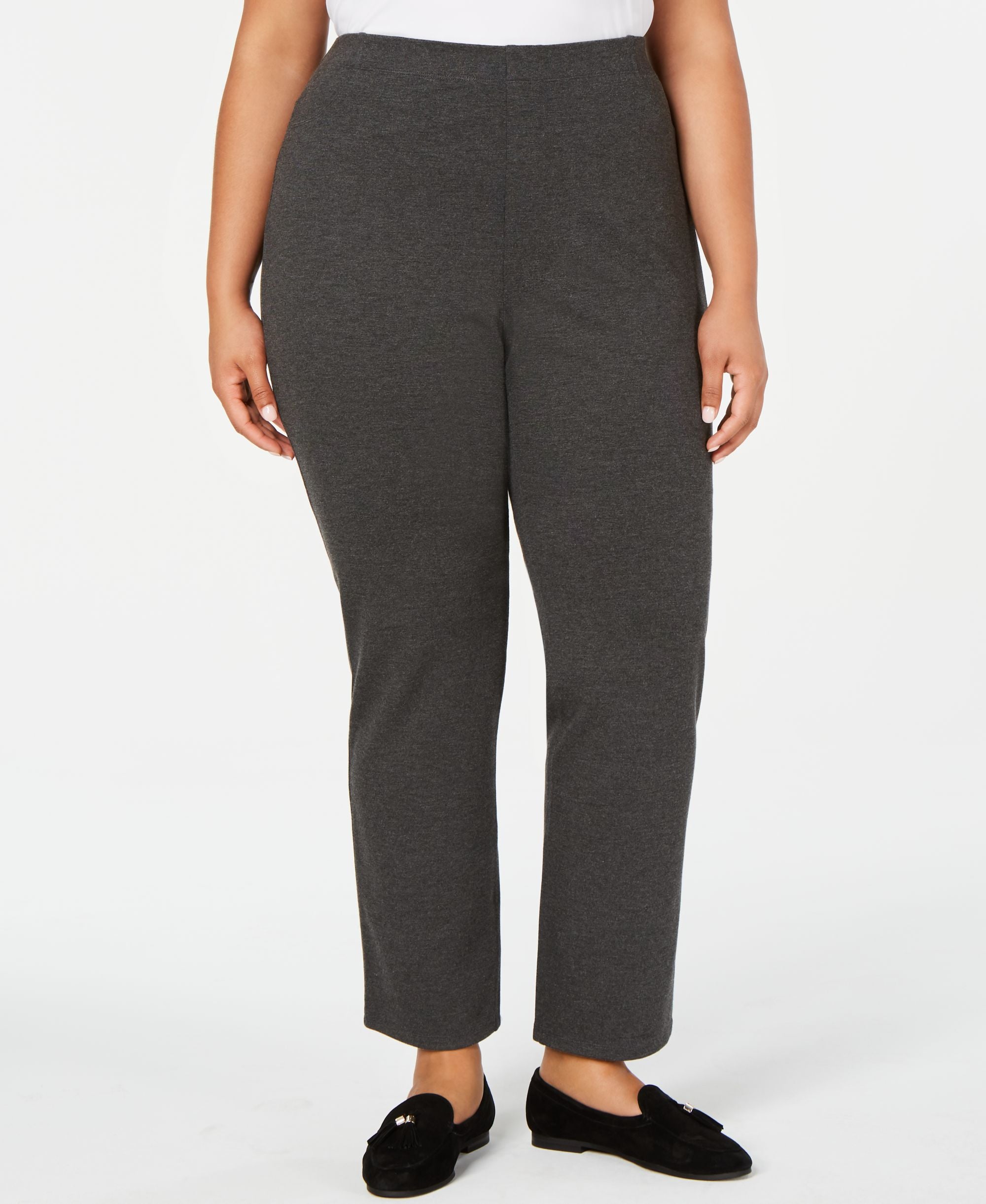 Karen Scott Plus Size Straight Leg Pants