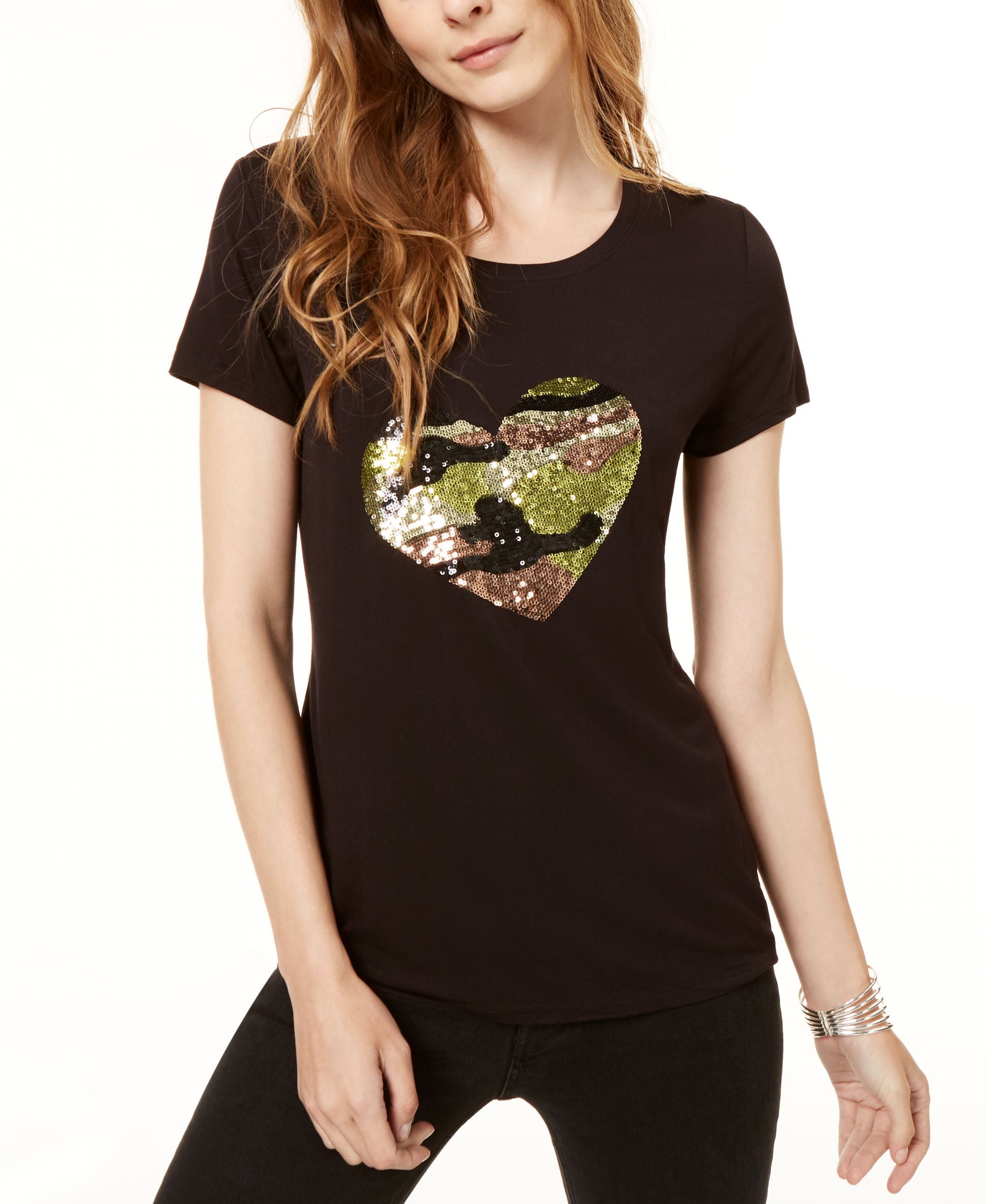 Sequined Heart T-Shirt