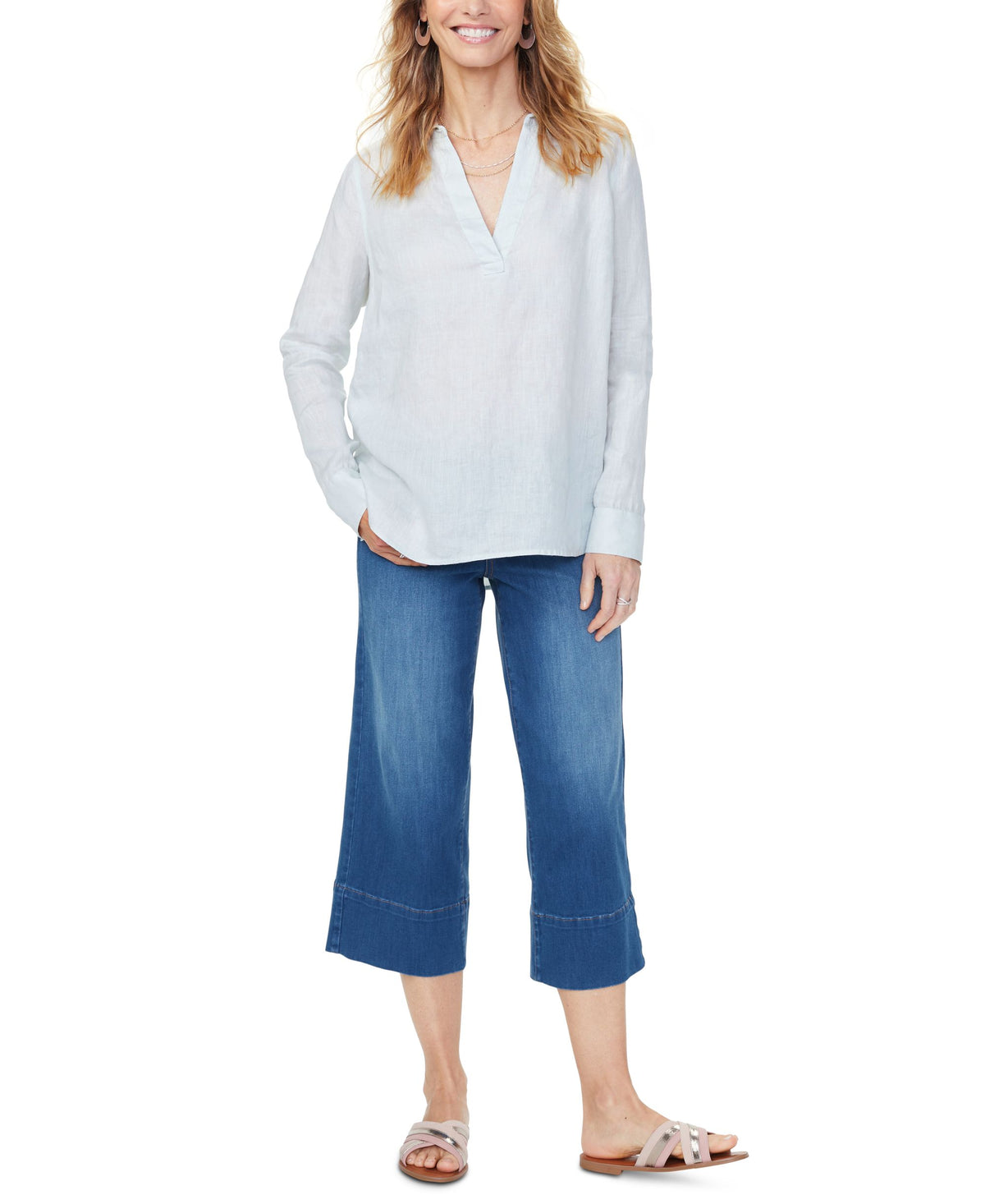 Linen High-Low Tunic