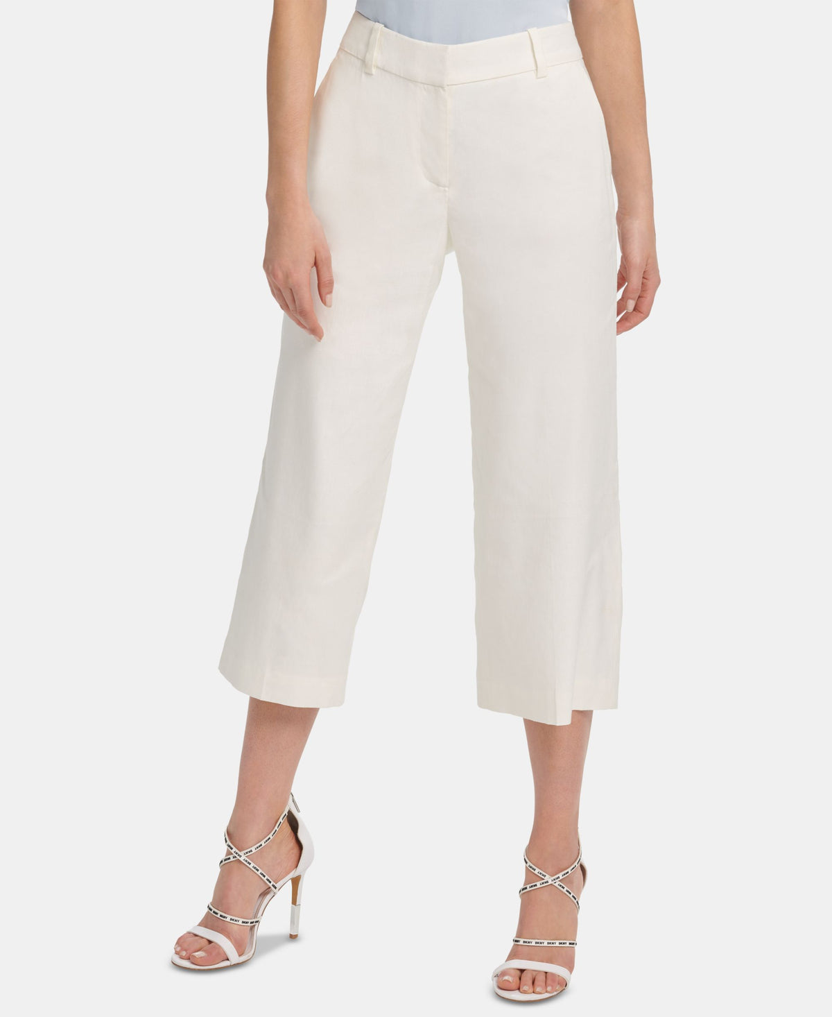 DKNY Cropped Wide Leg Pants