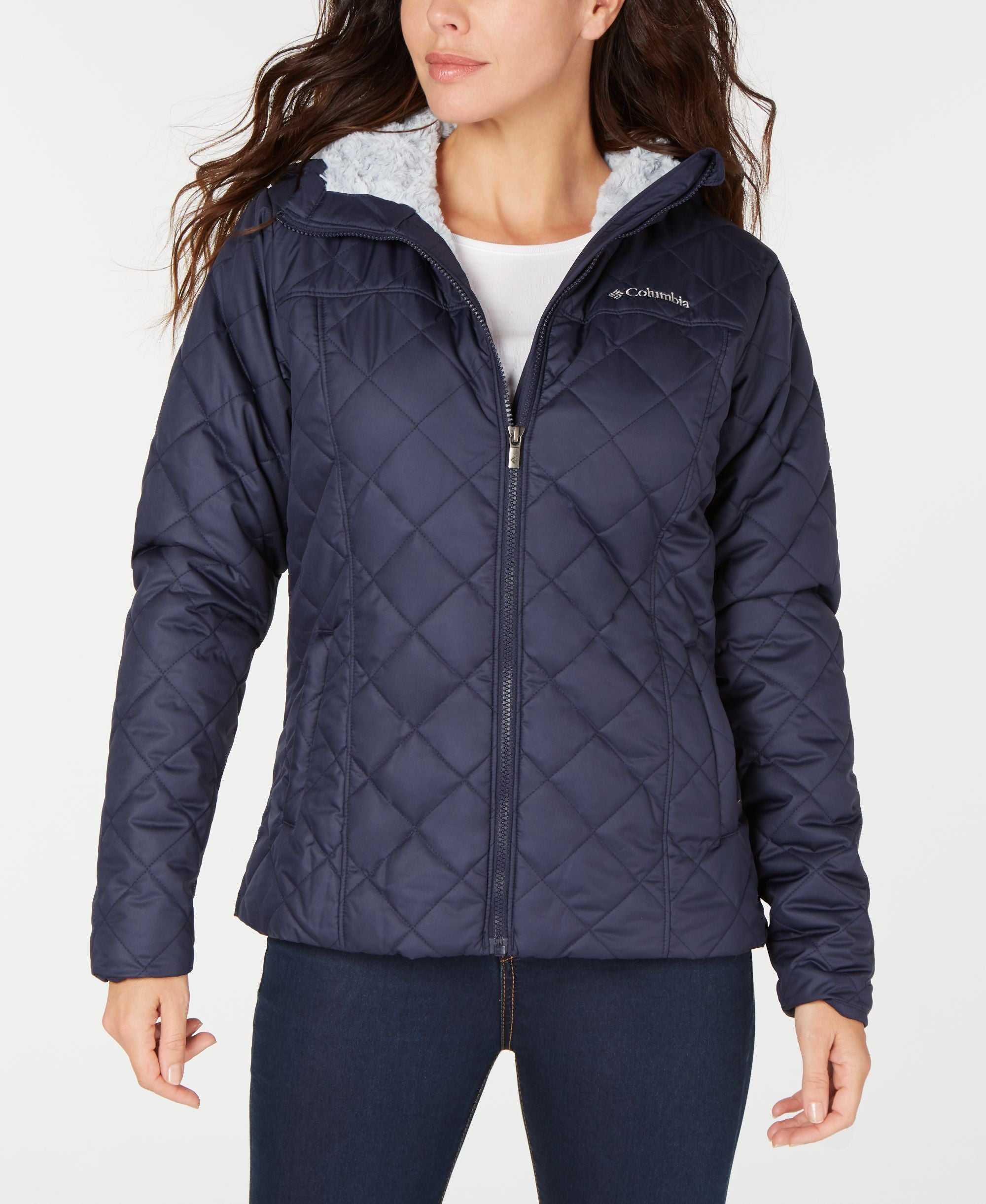 Columbia Womens Copper Crest Hooded Fleece Lined Jacket