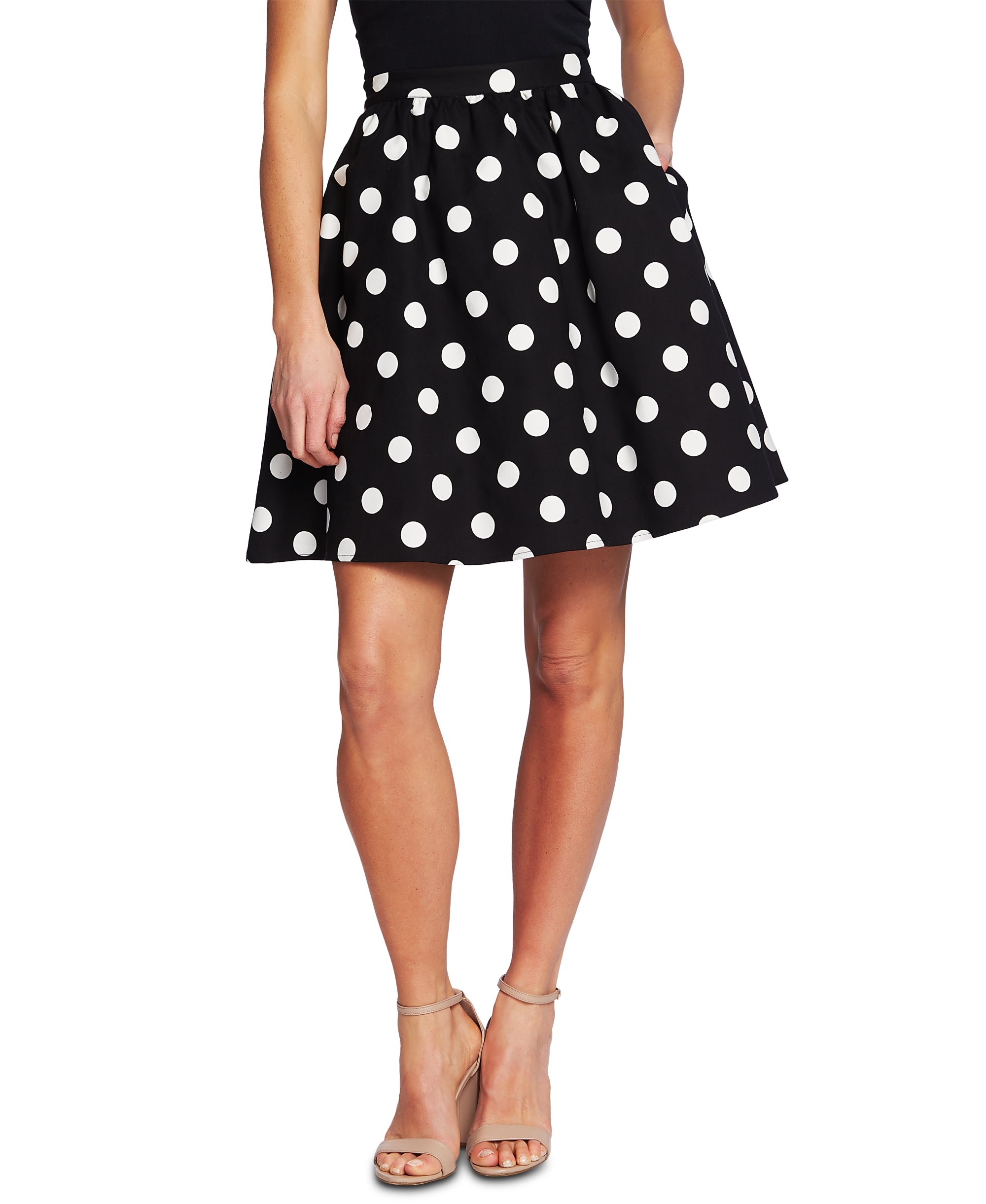 Dappled Dot A-Line Skirt