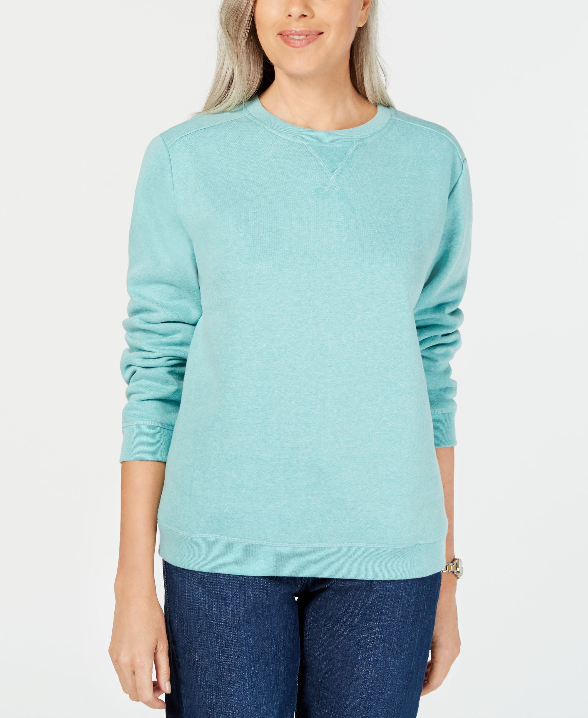 Karen Scott Plus Size Crewneck Sweatshirt