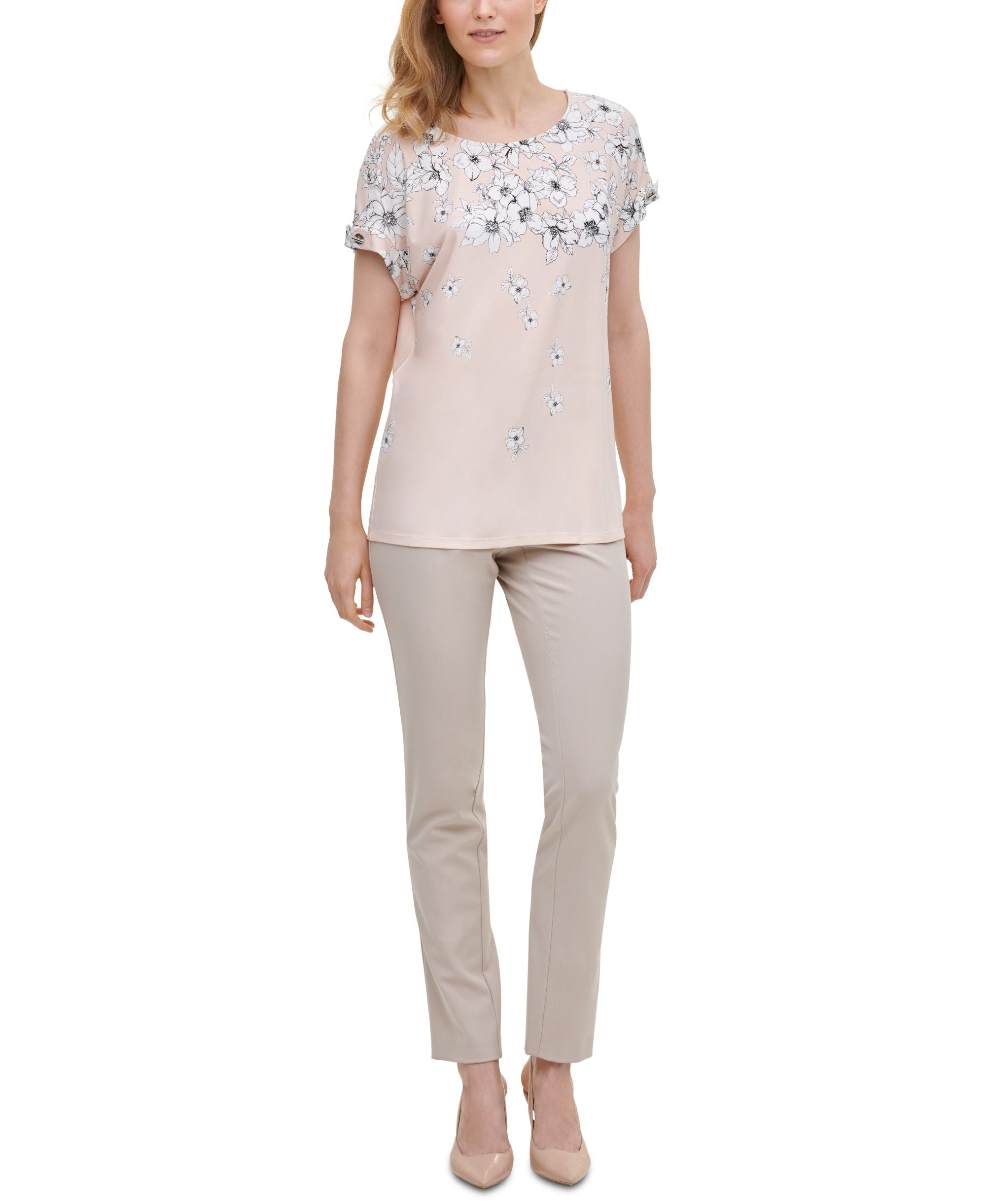 Calvin Klein Floral Print Blouse