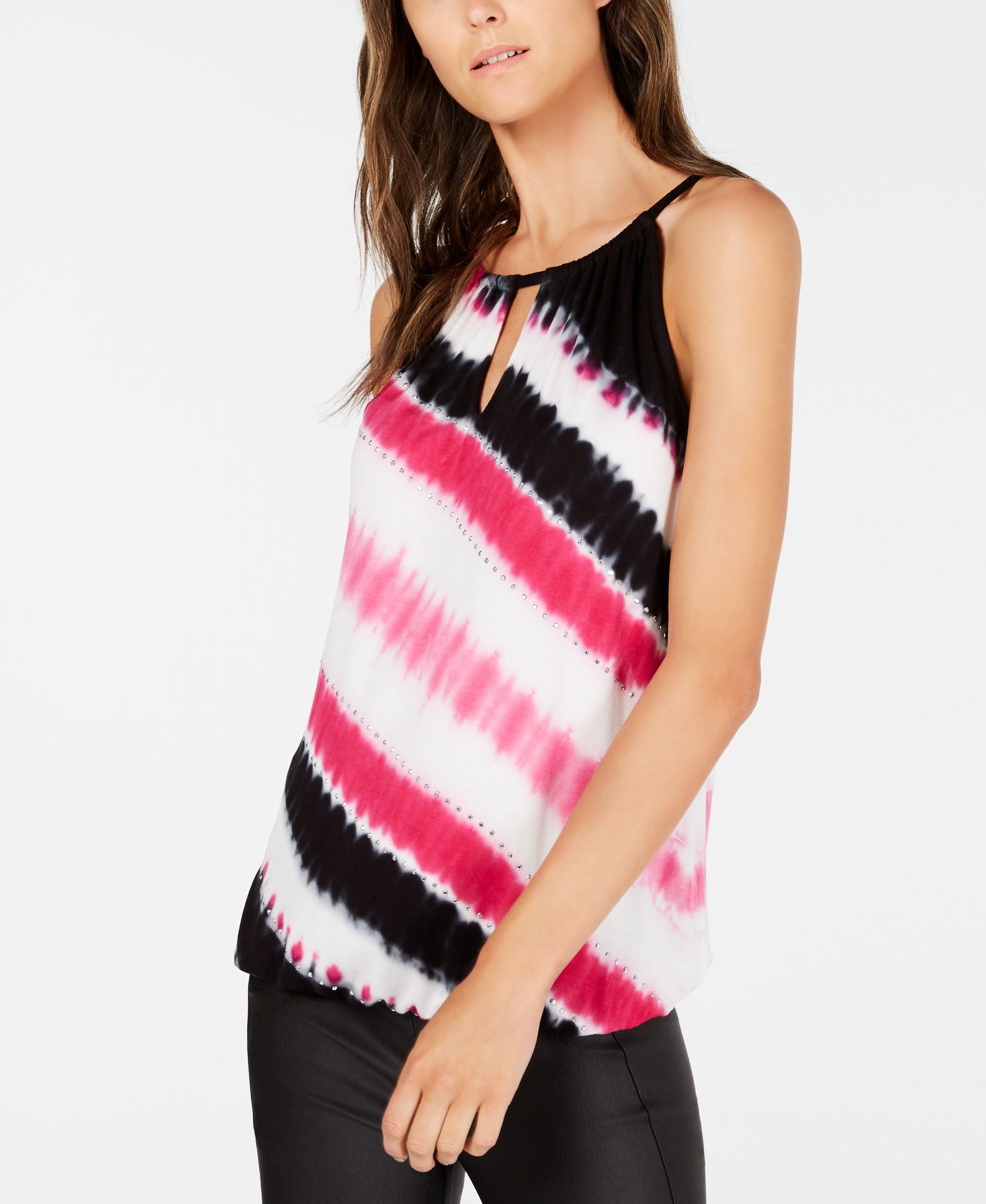 INC Tie-Dyed Halter Top