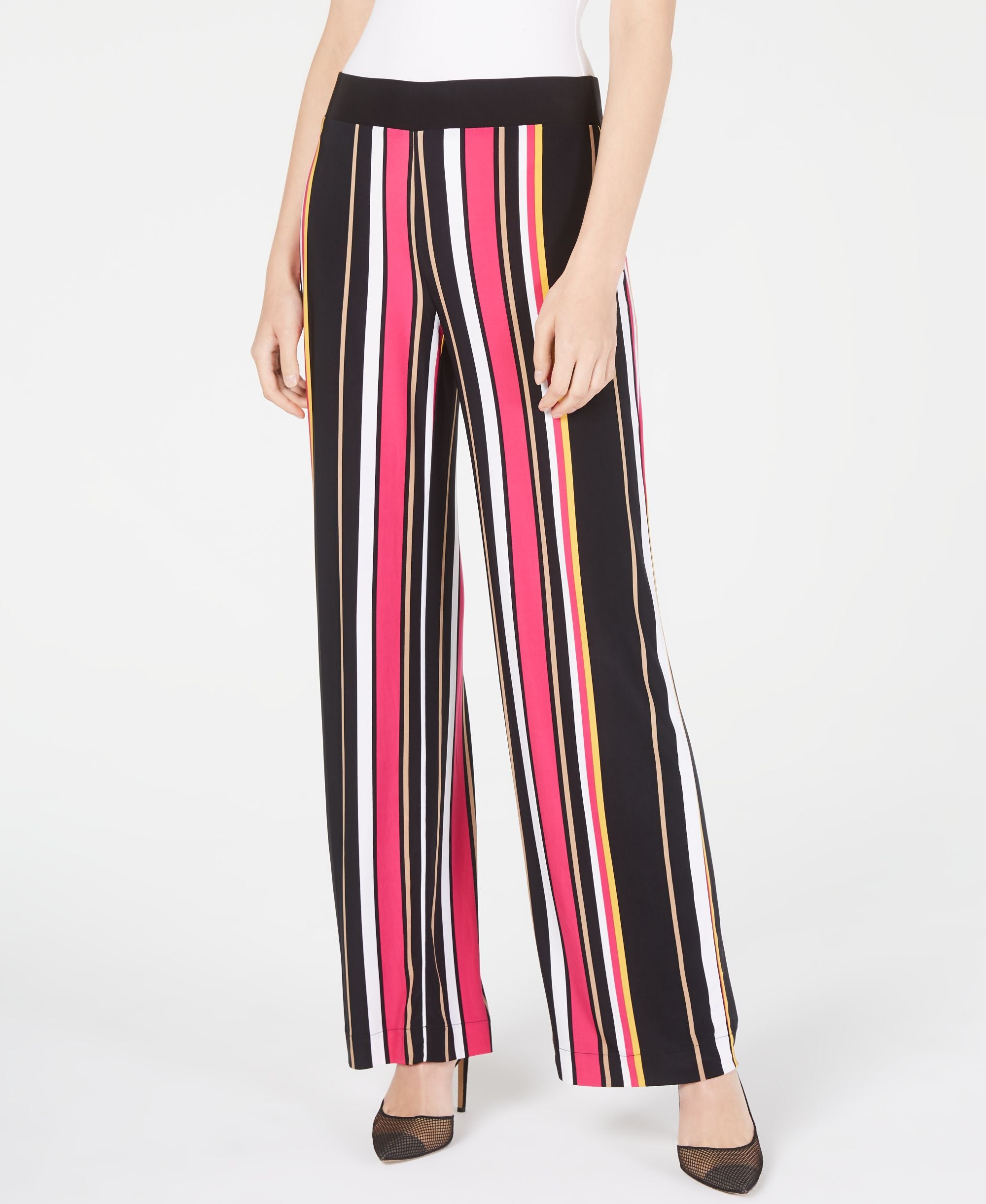 Striped Wide Leg Pants