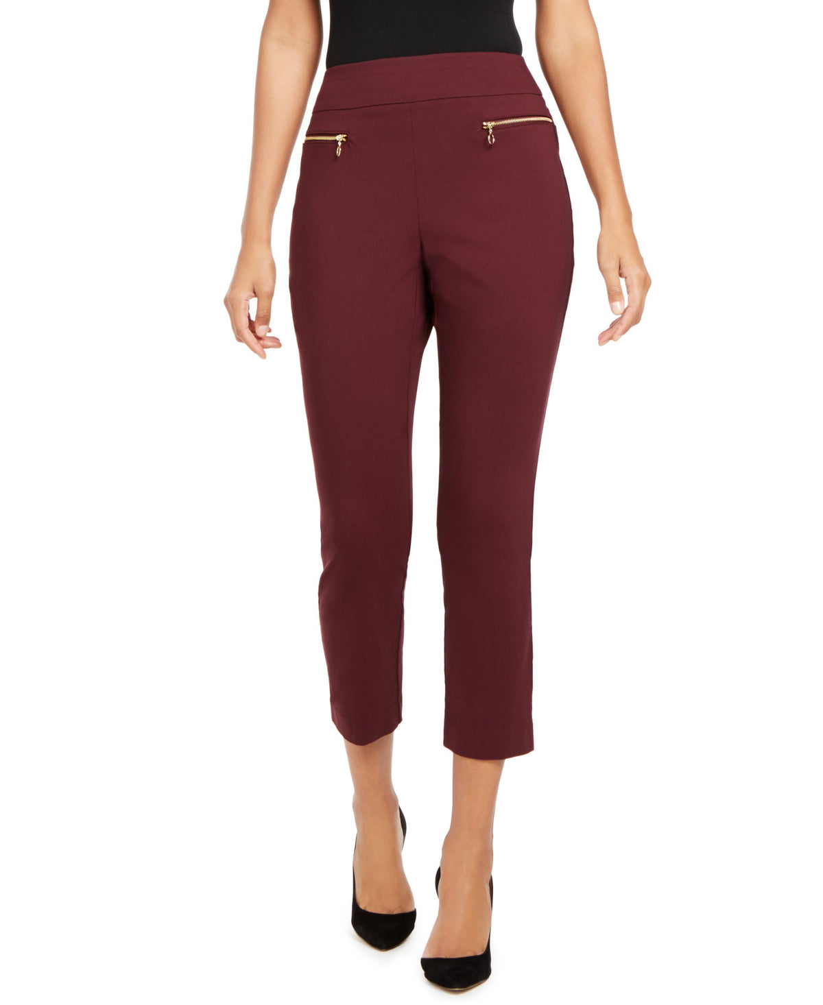 Zippered Skinny Pants