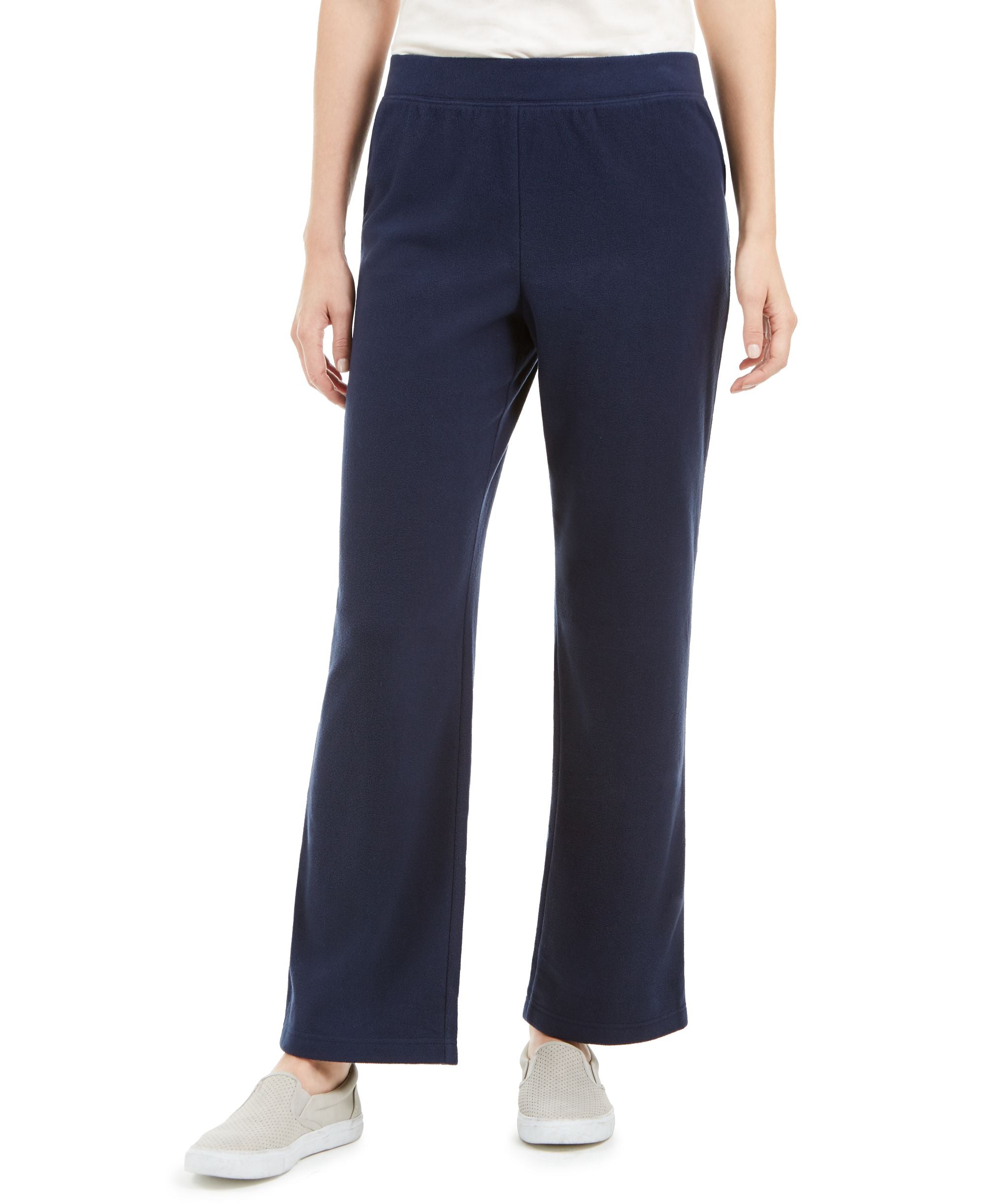 Karen Scott Pull On Microfleece Pants