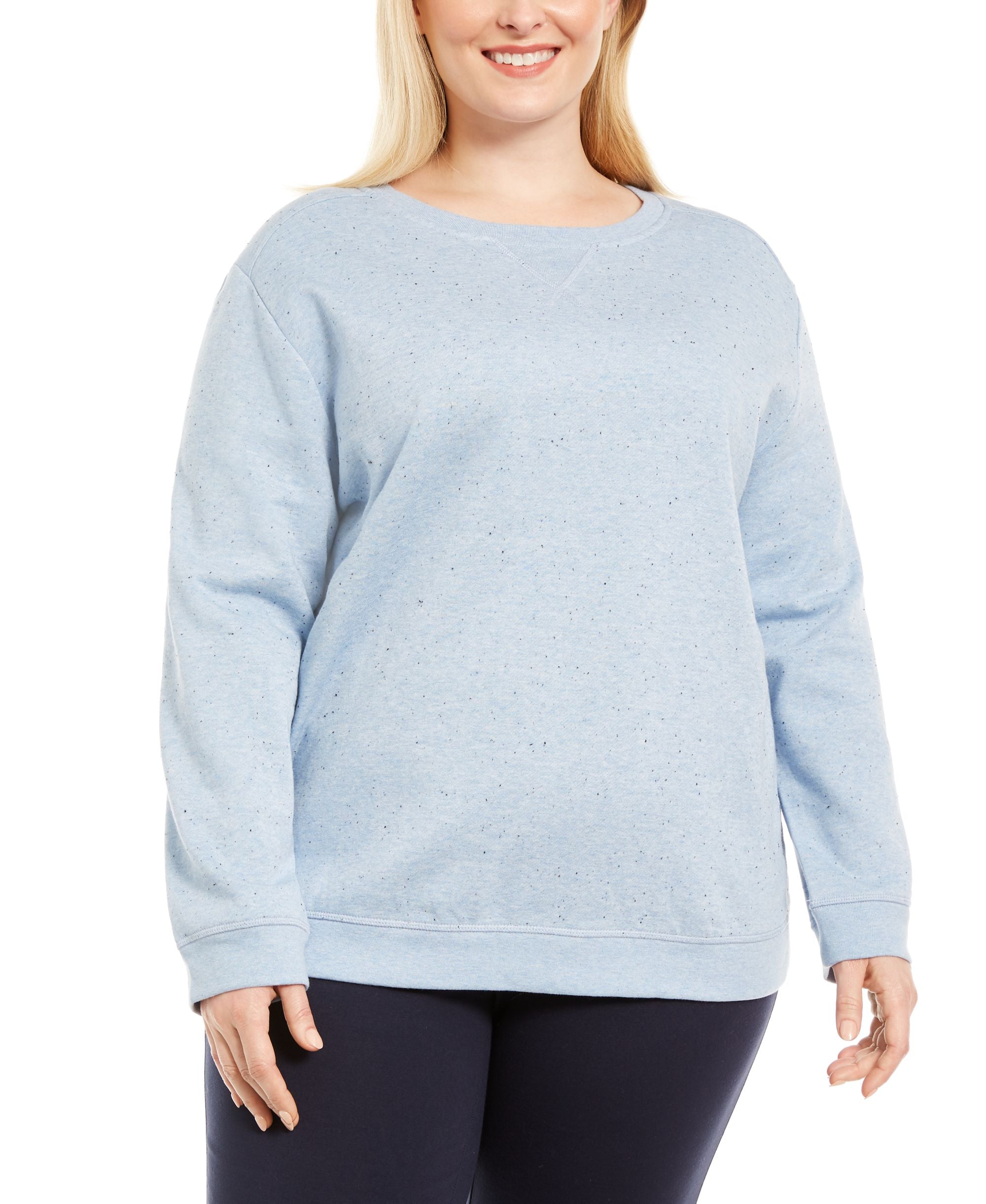 Karen Scott Plus Size Crewneck Sweatshirt