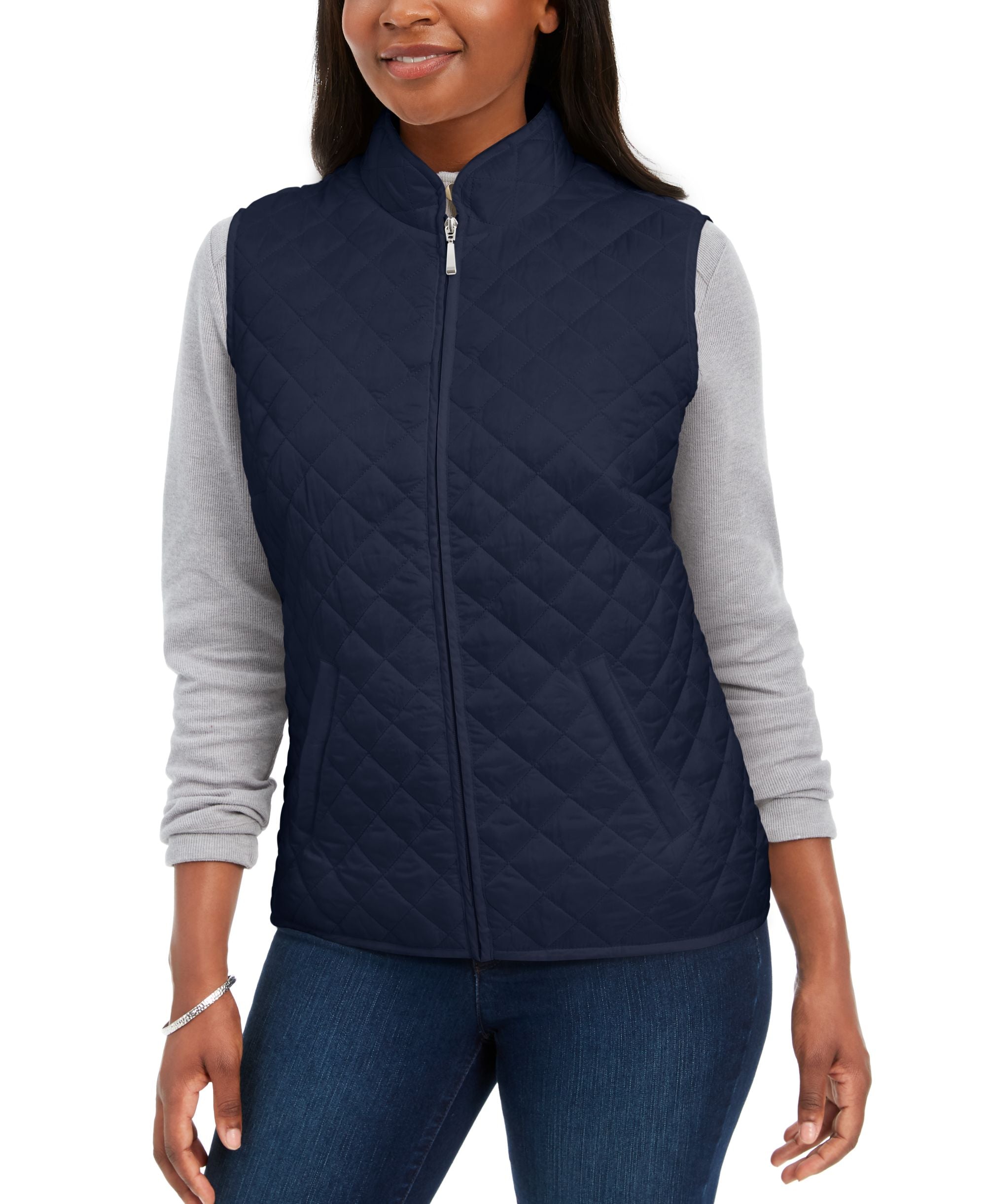 Petite Quilted Puffer Vest