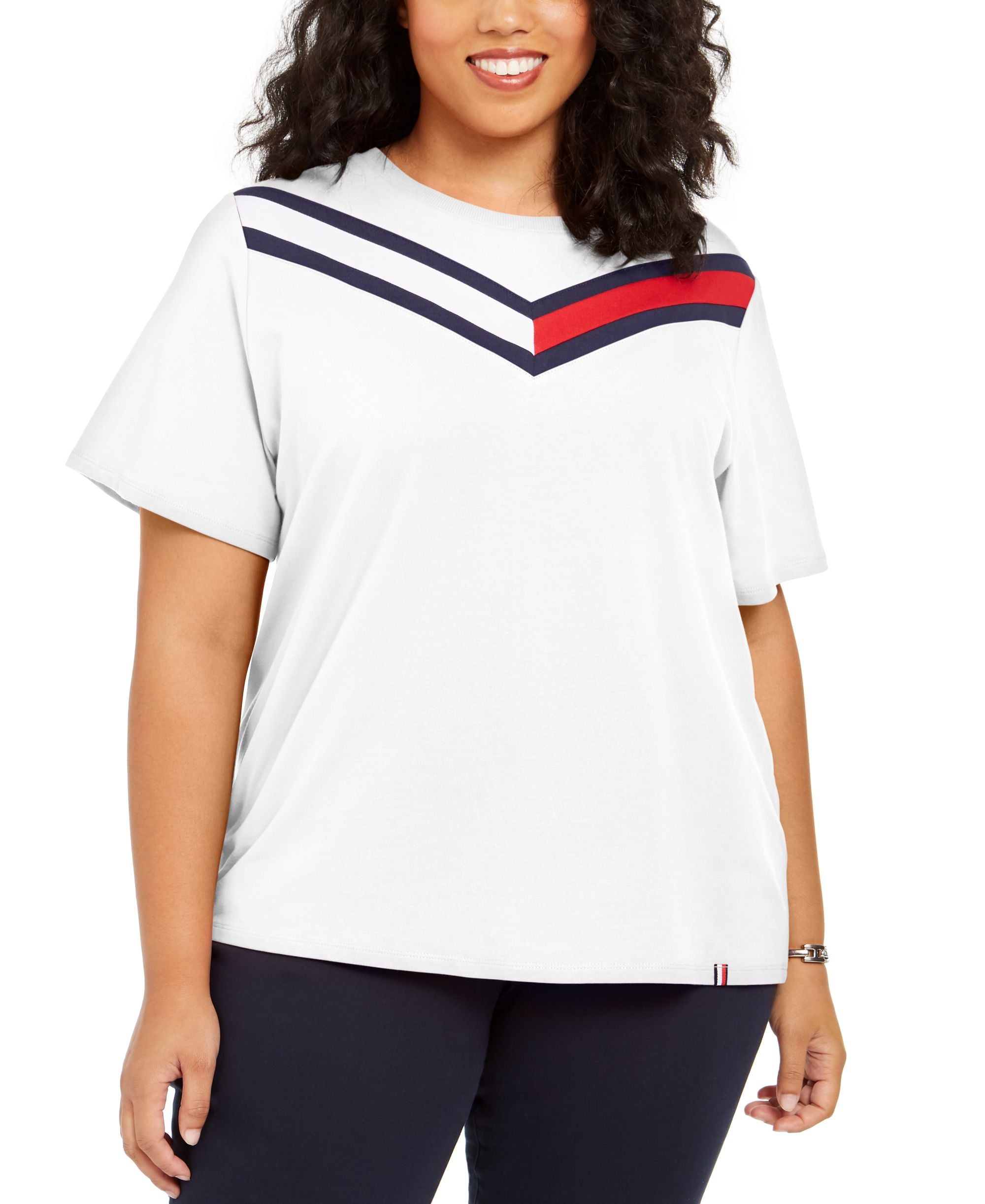Tommy Hilfiger Sport Plus Size Colorblocked T-Shirt