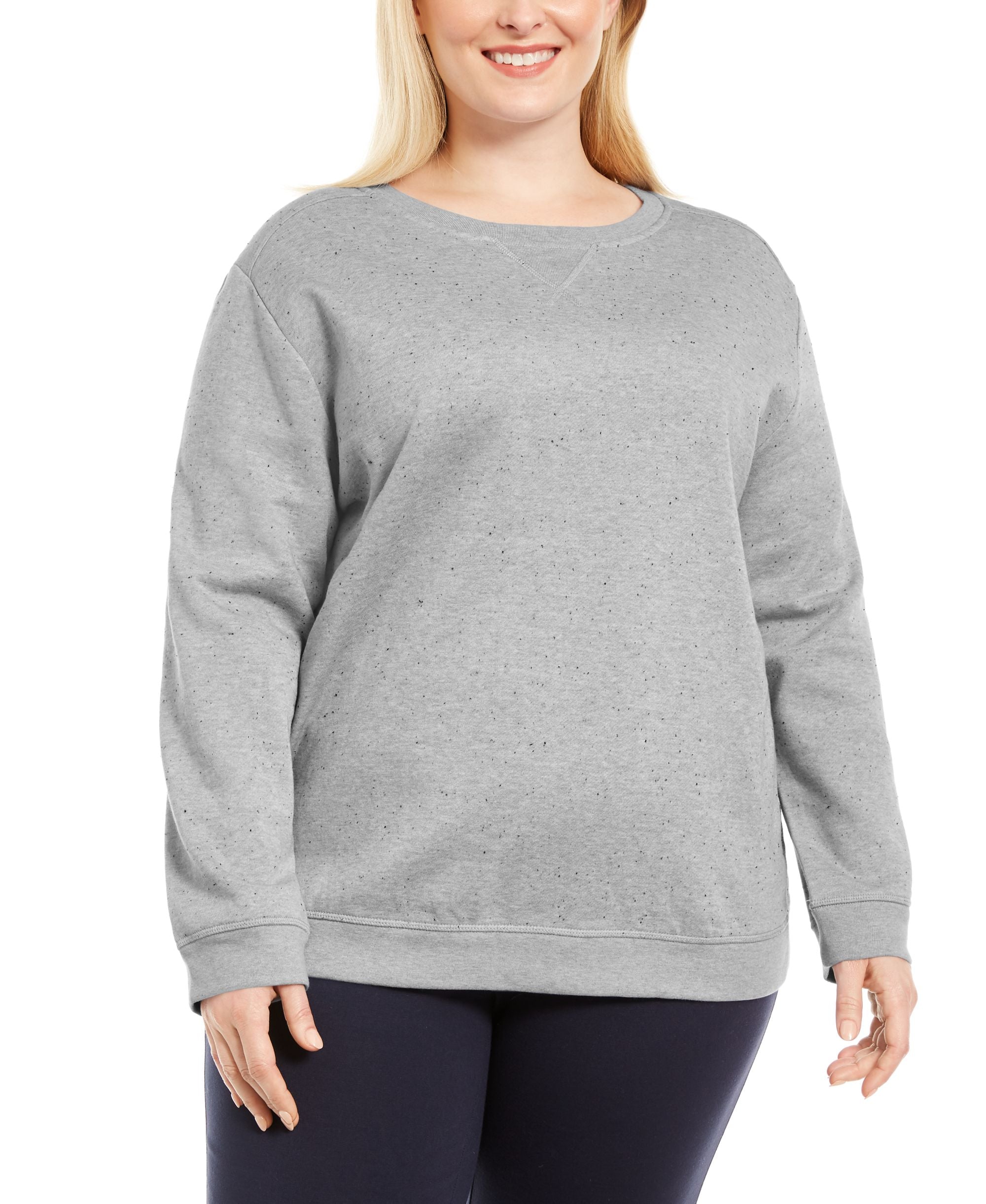 Karen Scott Plus Size Crewneck Sweatshirt