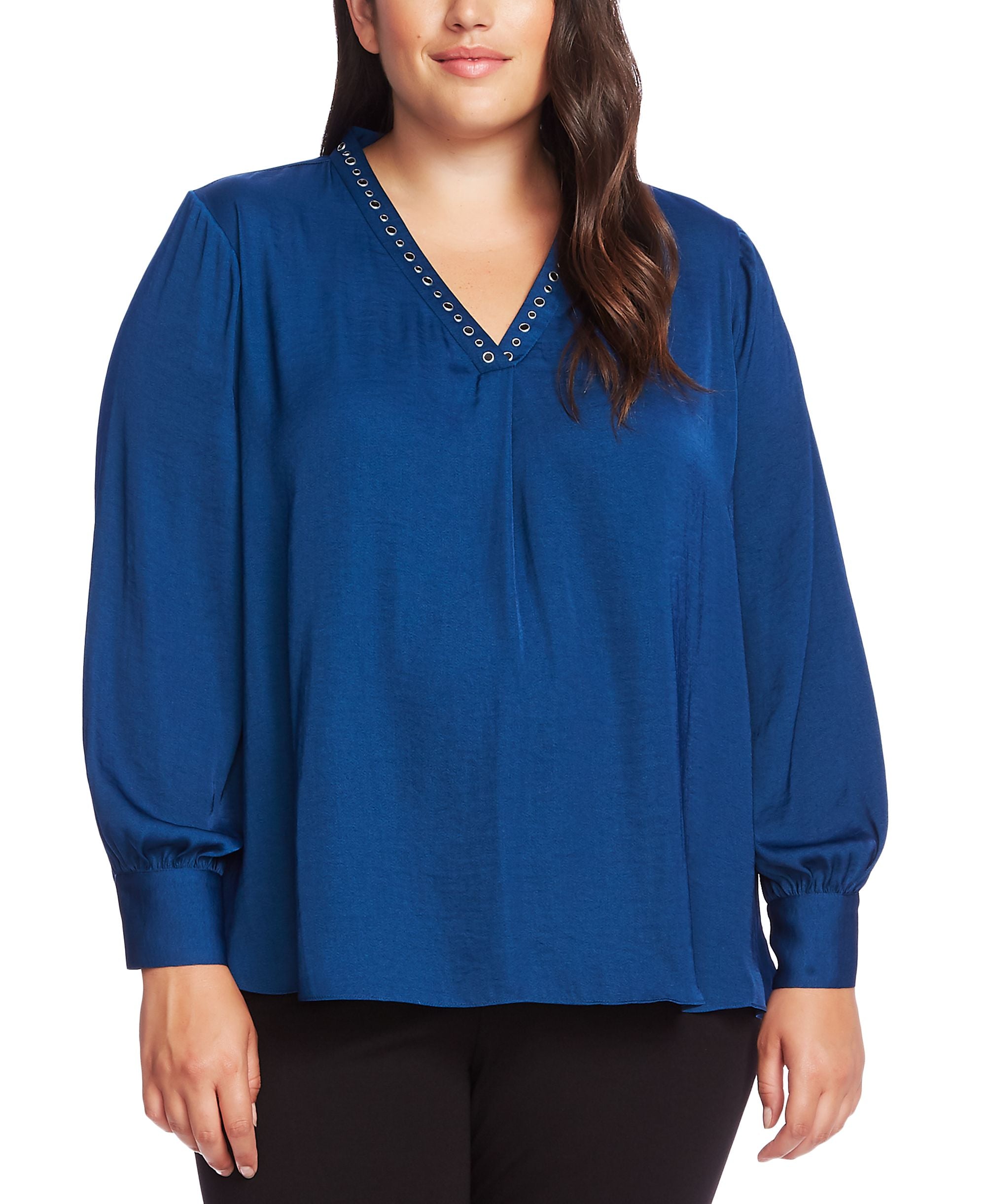 Vince Camuto Plus Size Studded Top