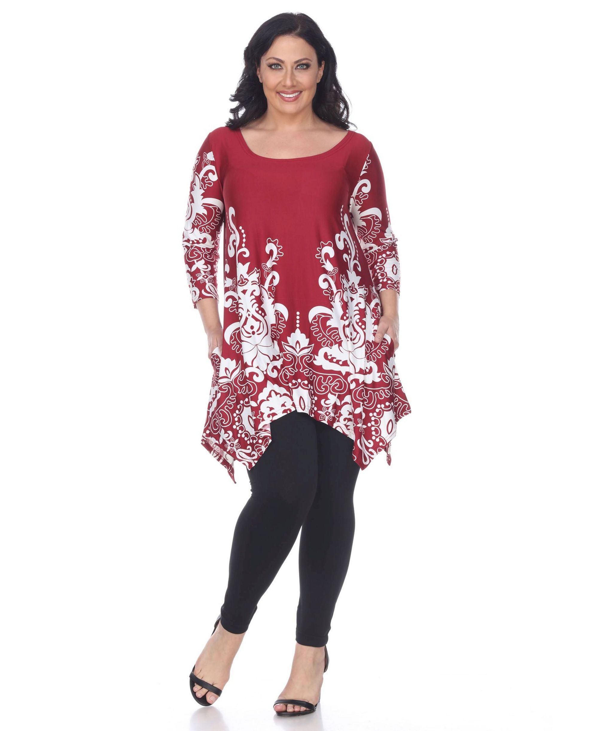Plus Yanette Tunic Top