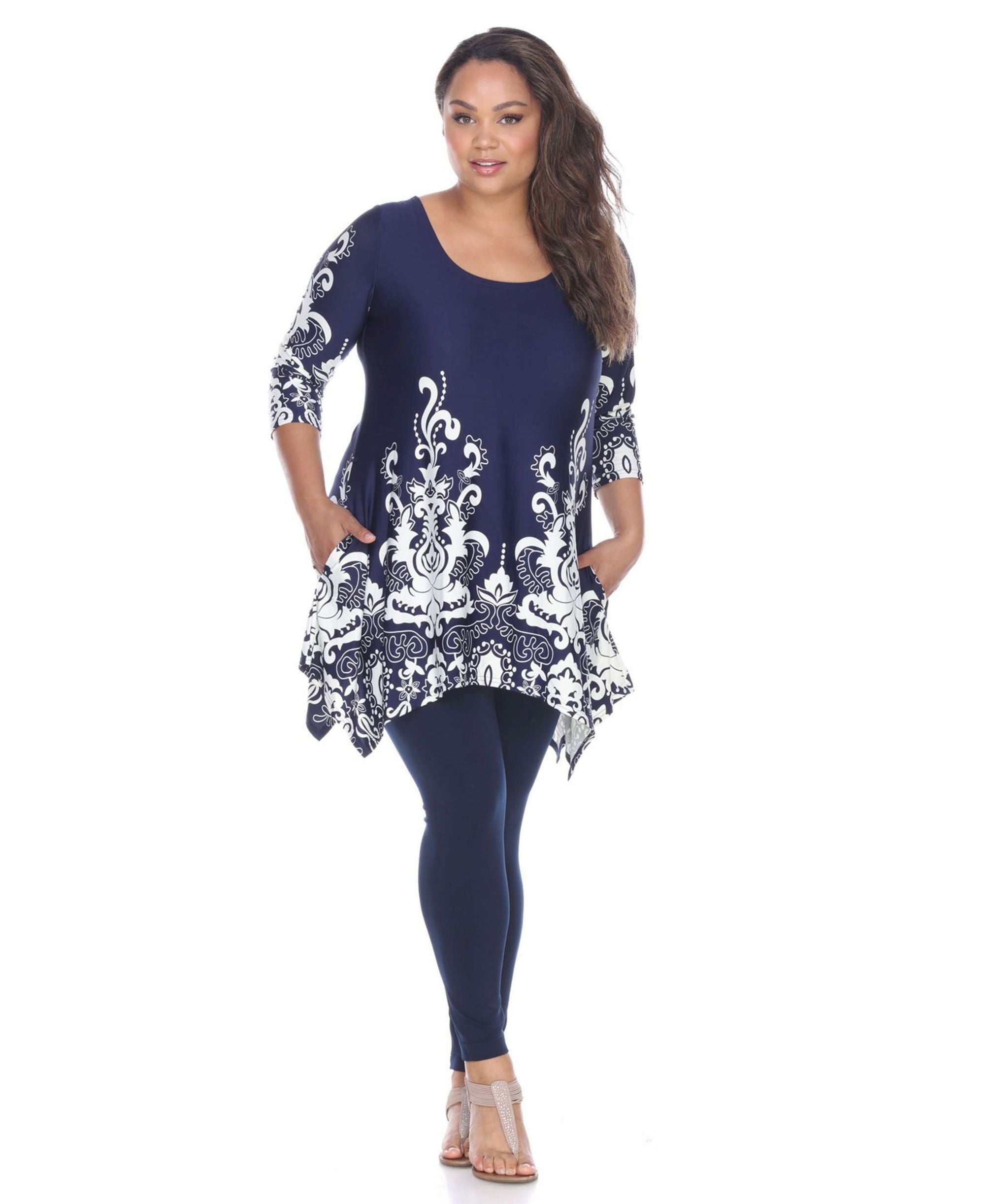 Plus Yanette Tunic Top