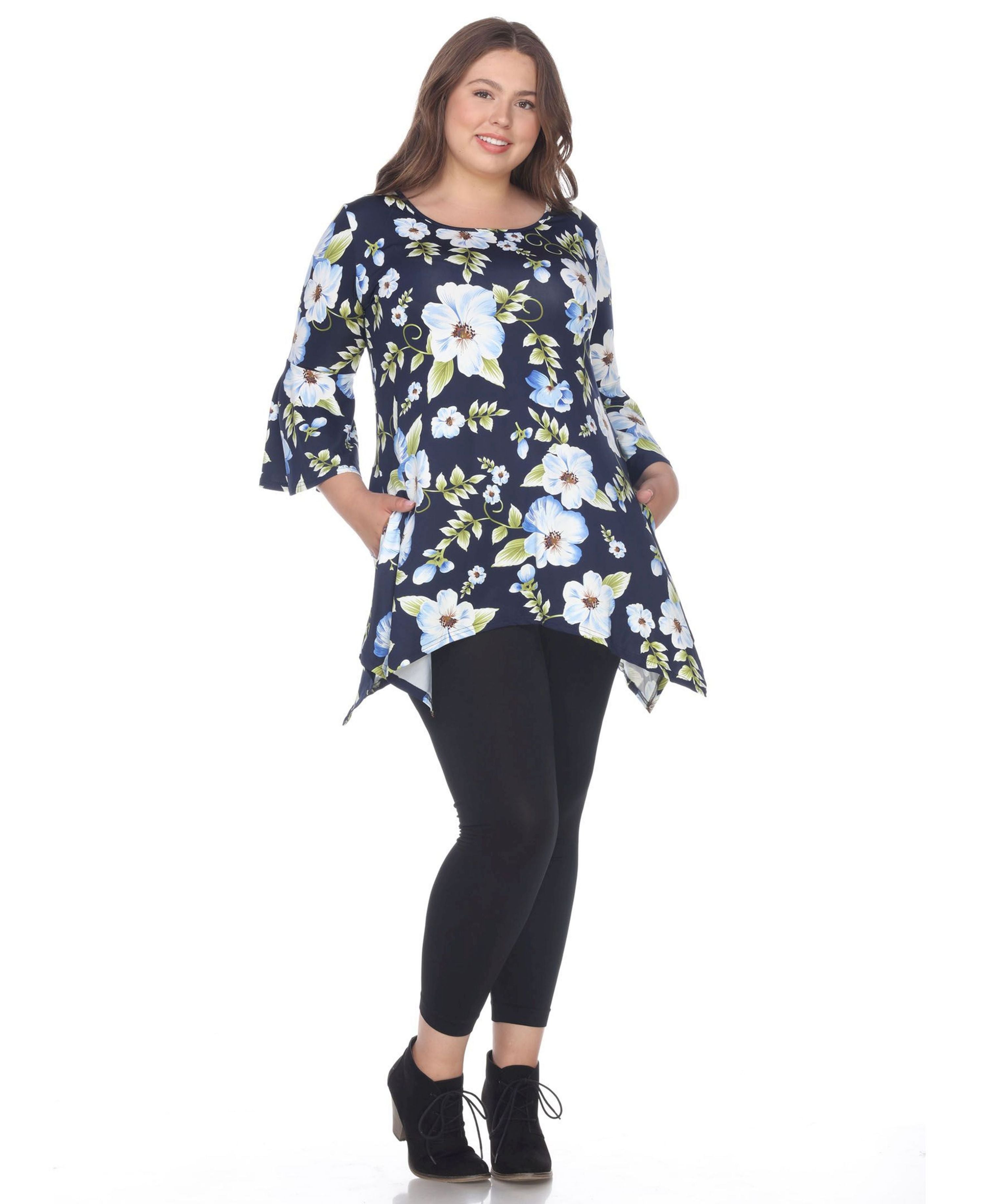 Plus Size Blanche Tunic Top