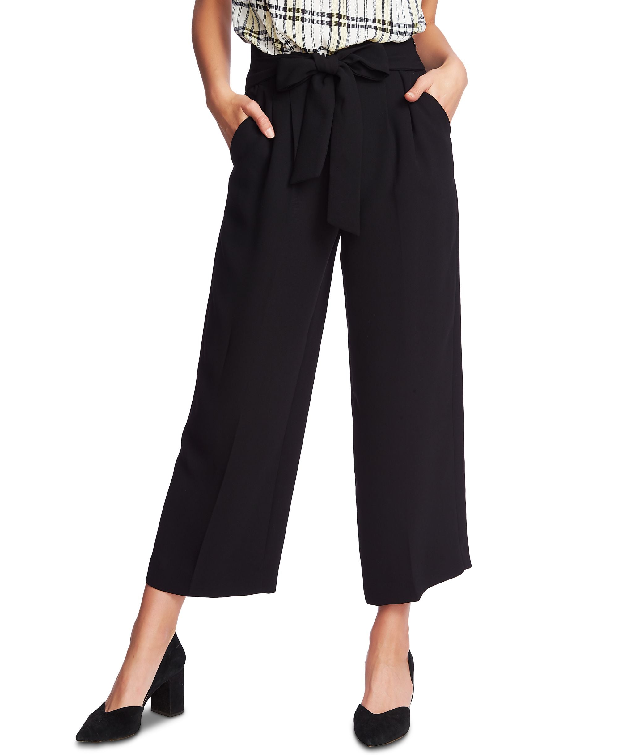 1.State Wide Leg Paperbag Pants