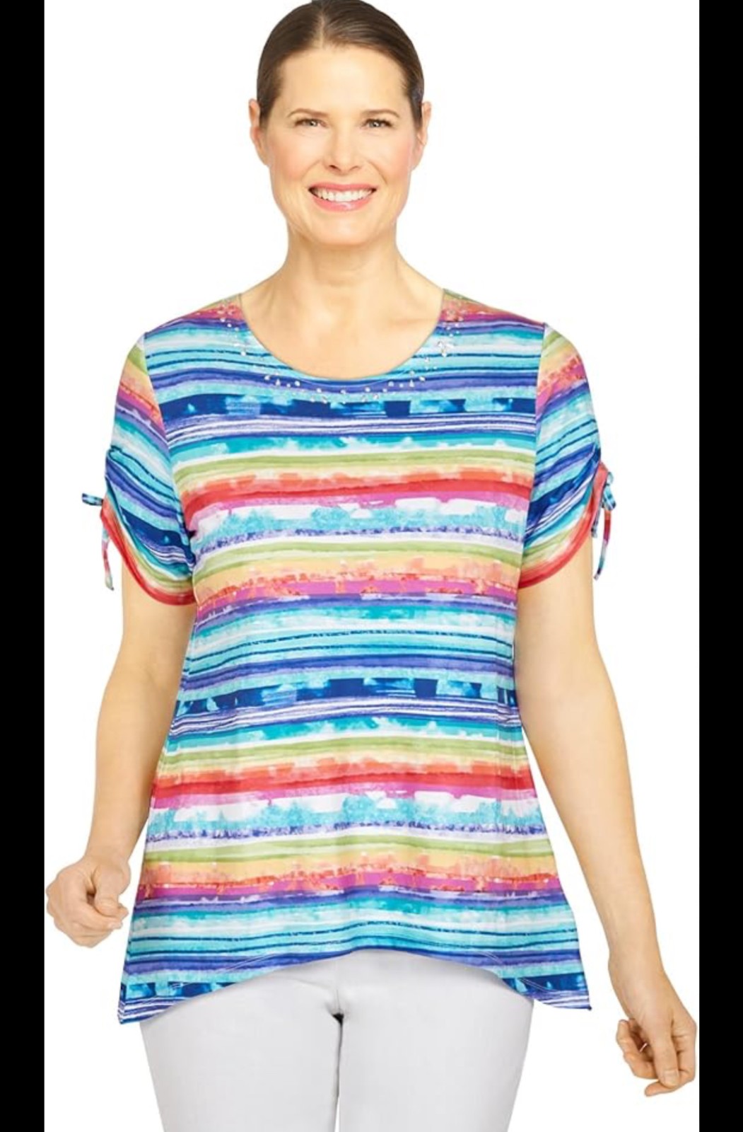 Alfred Dunner Petite Size Calypso Etched