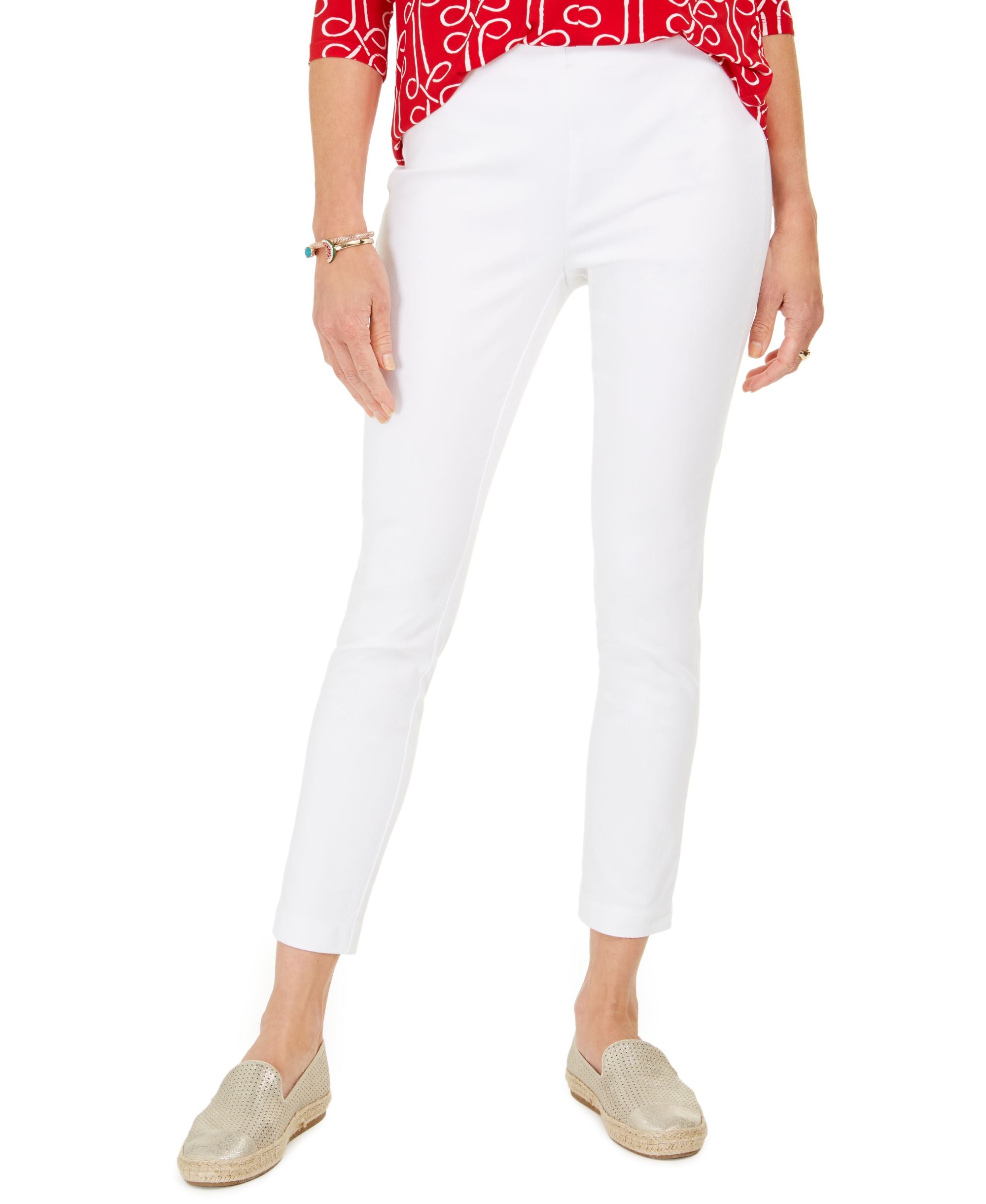 Charter Club Chelsea Twill Tummy Control Cropped Pants