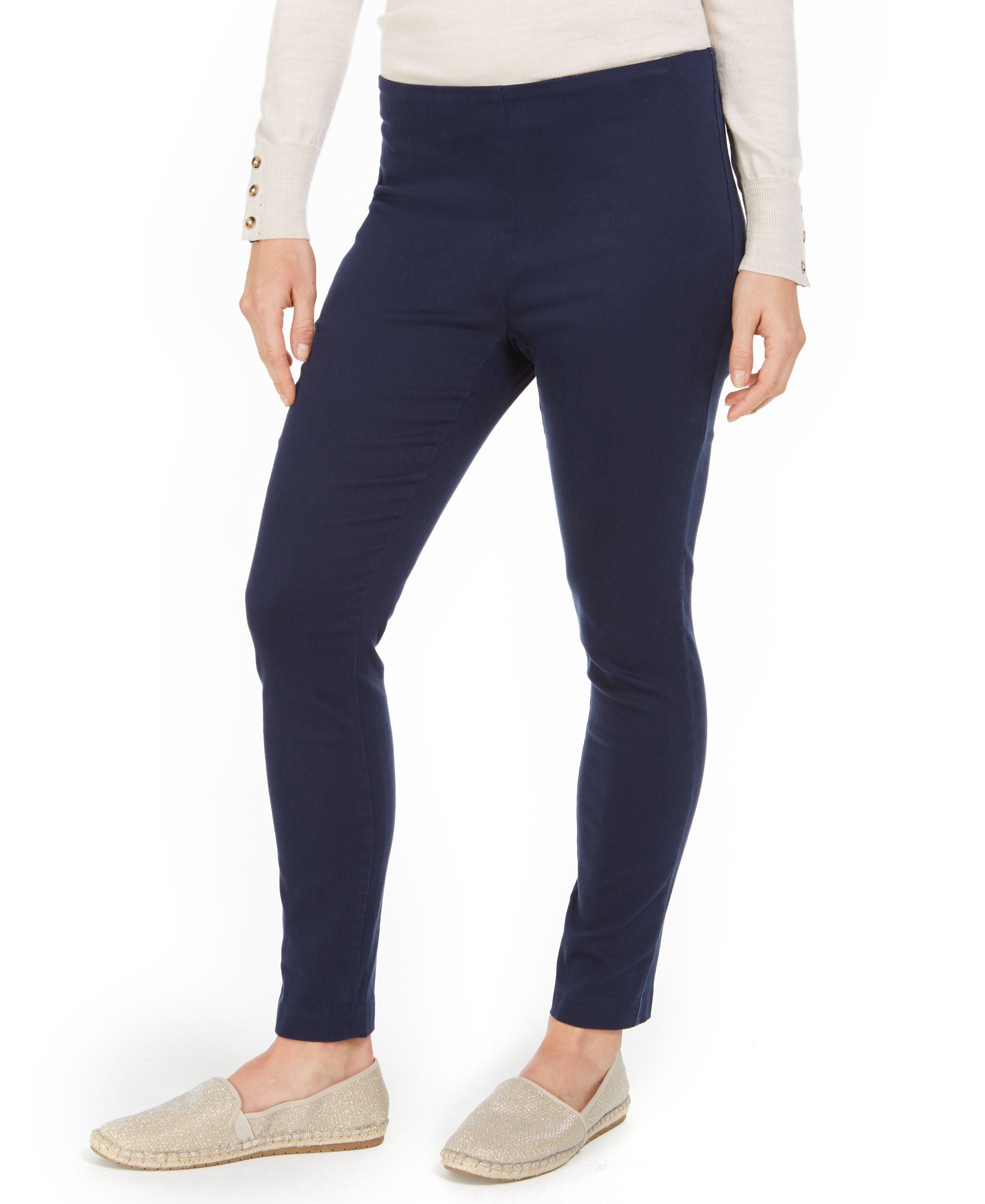 Charter Club Chelsea Twill Tummy Control Cropped Pants