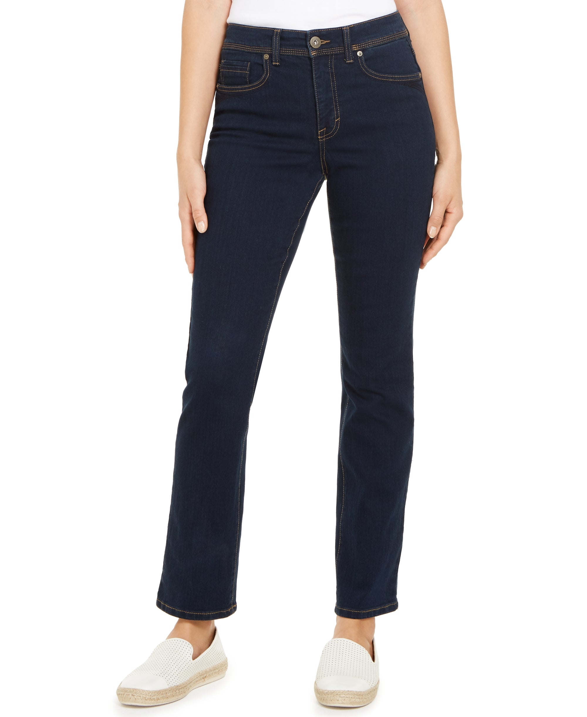 Women's Straight-Leg Jeans in Regular, Short and Long Lengths