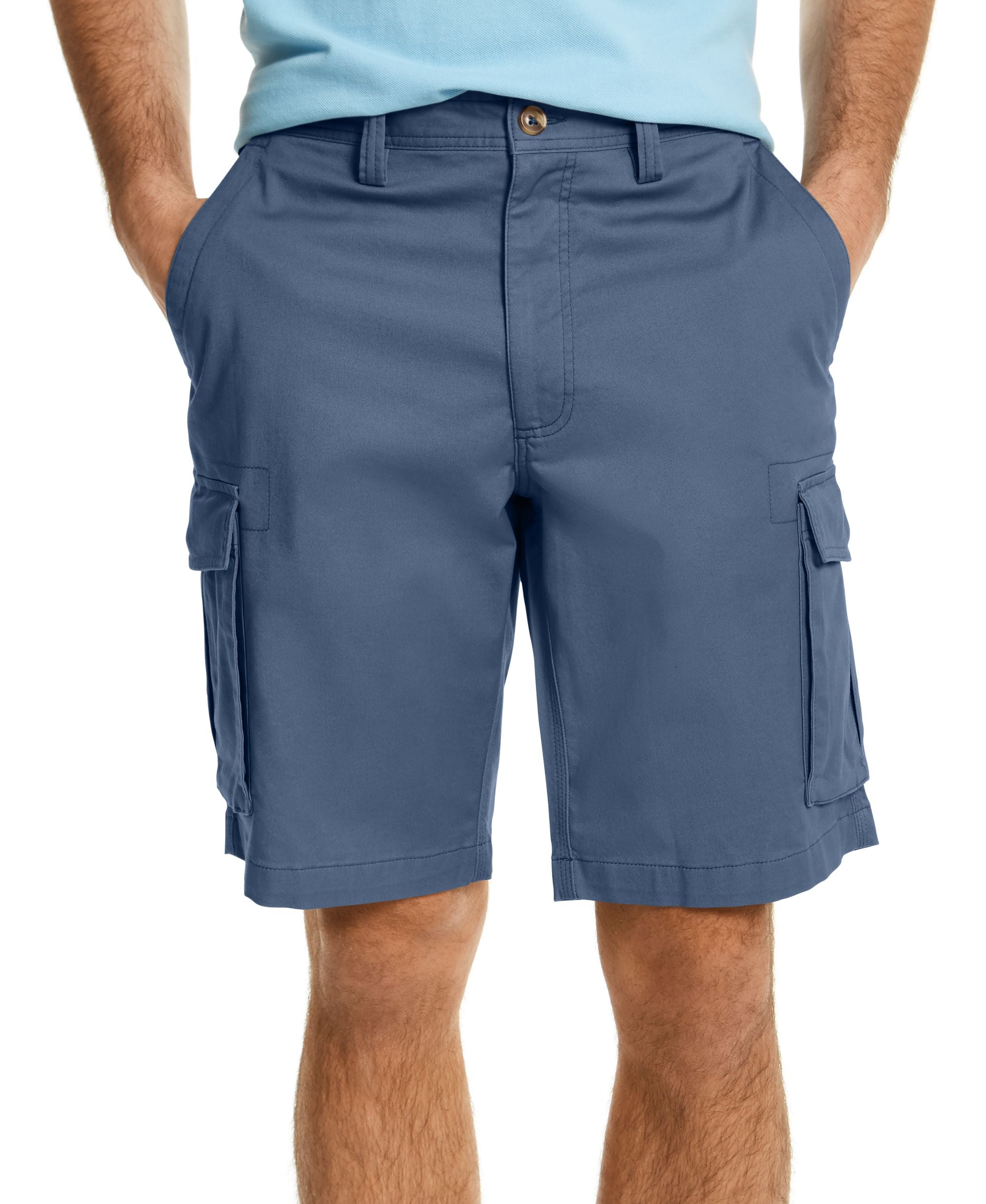 Club Room Mens Stretch Cargo Shorts