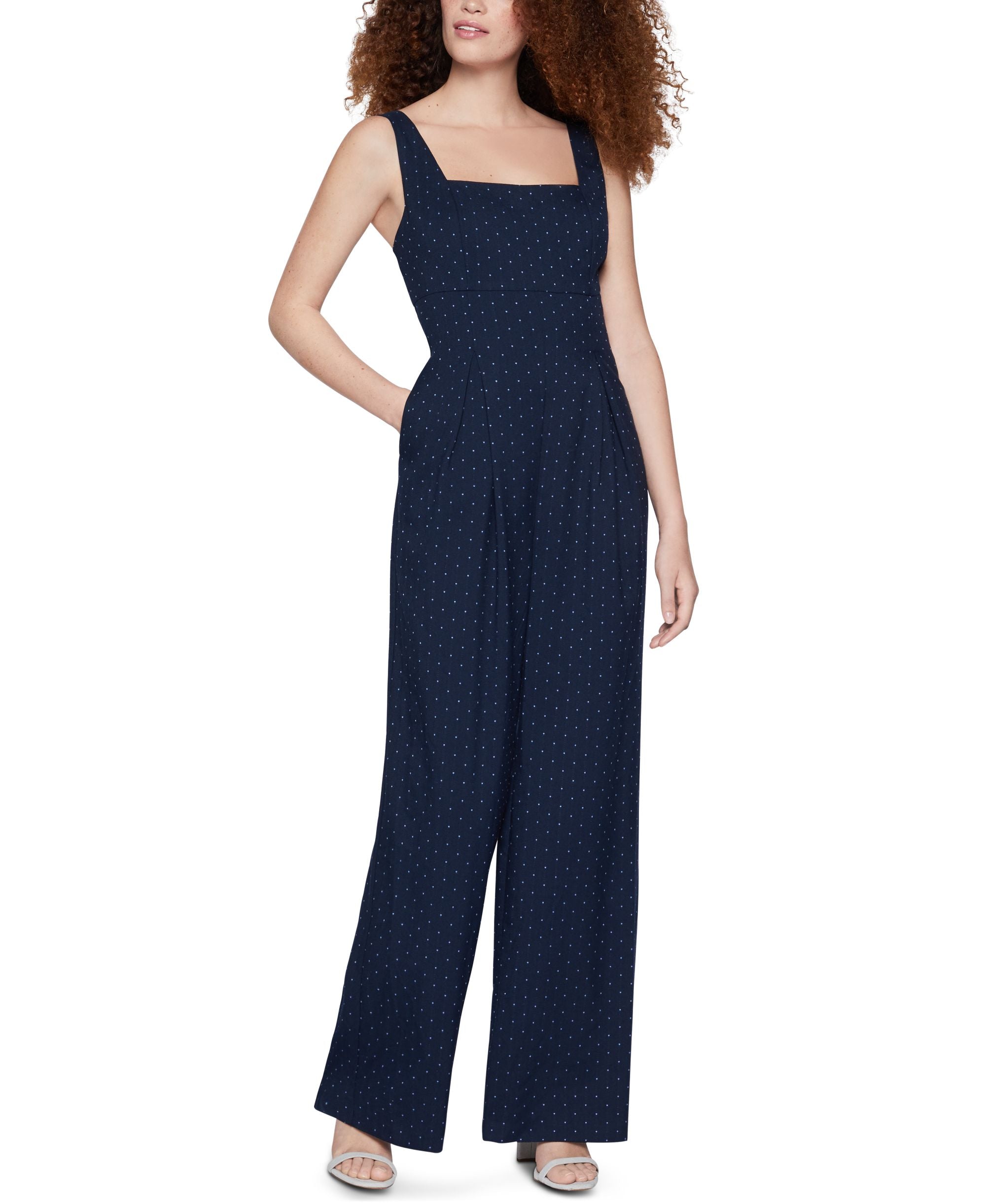 Bcbgeneration Printed Wide Leg Jumpsuit