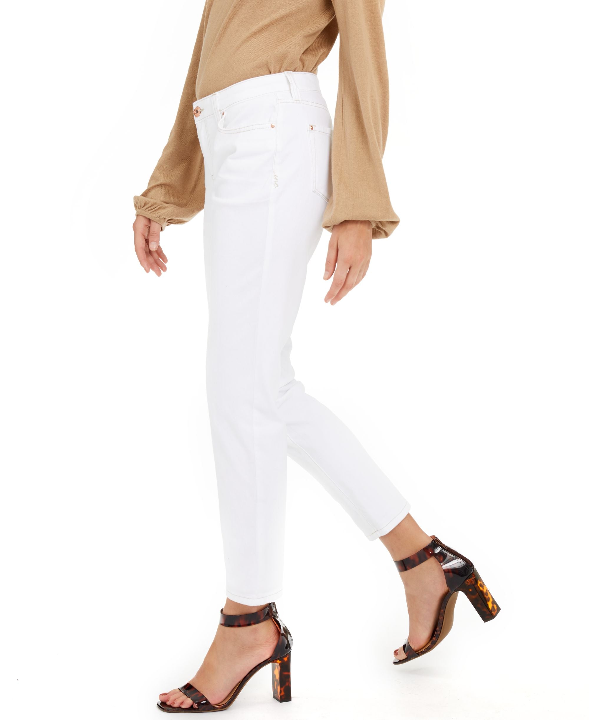 INC International Concepts Womens Mid Rise Boyfriend Jean